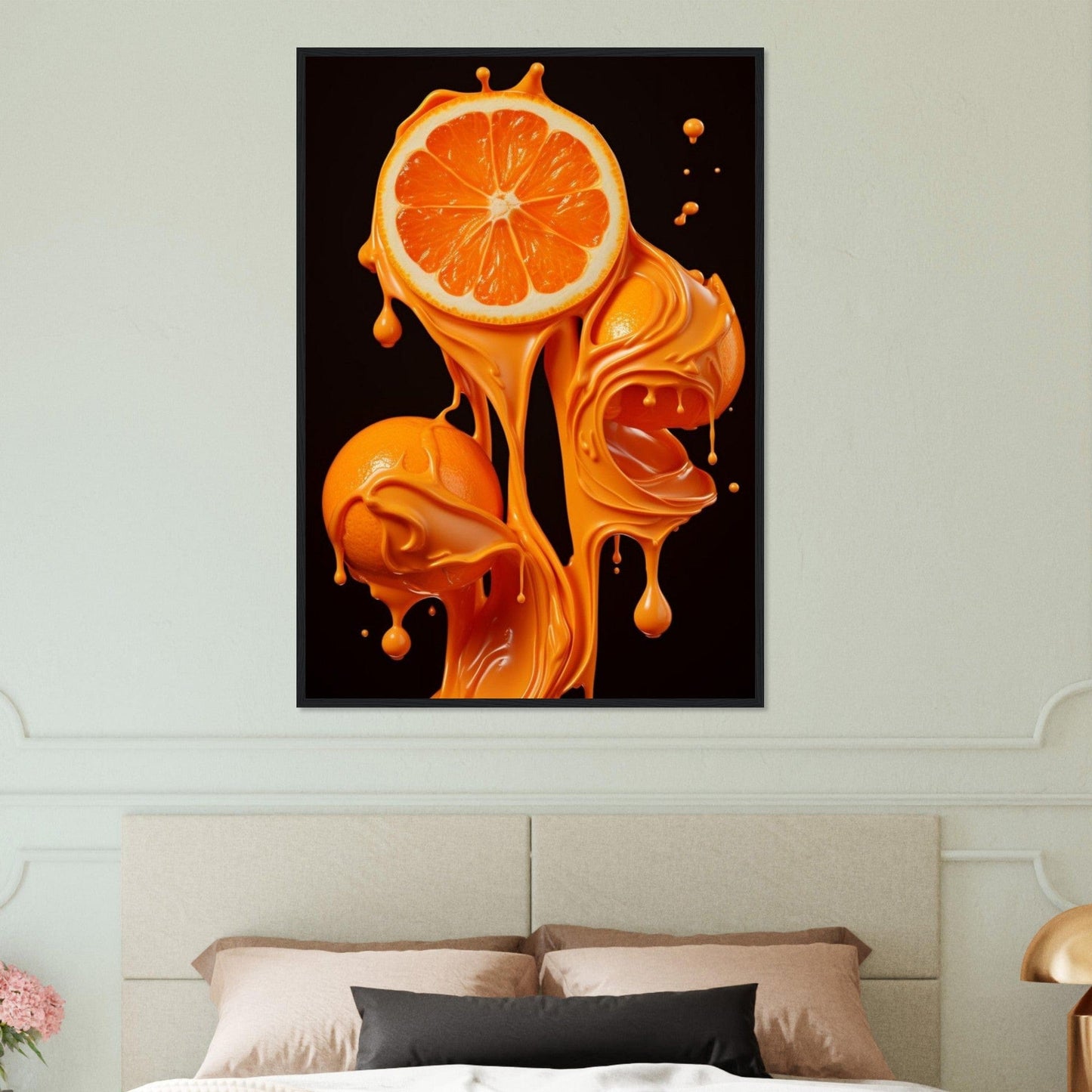 Canvanation Print Material Tableau Cuisine Orange