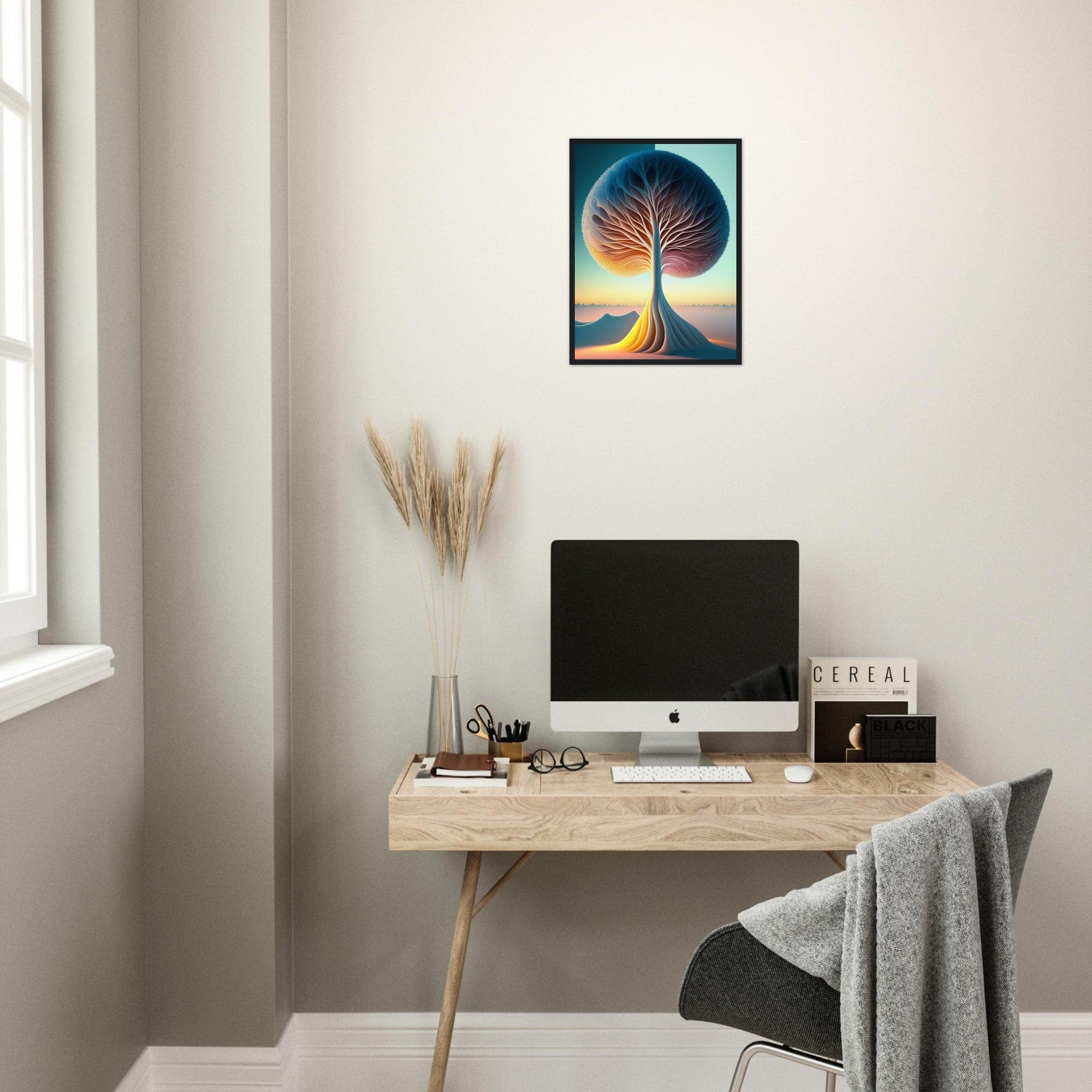 Canvanation Print Material Peinture Abstraite Arbre De Vie