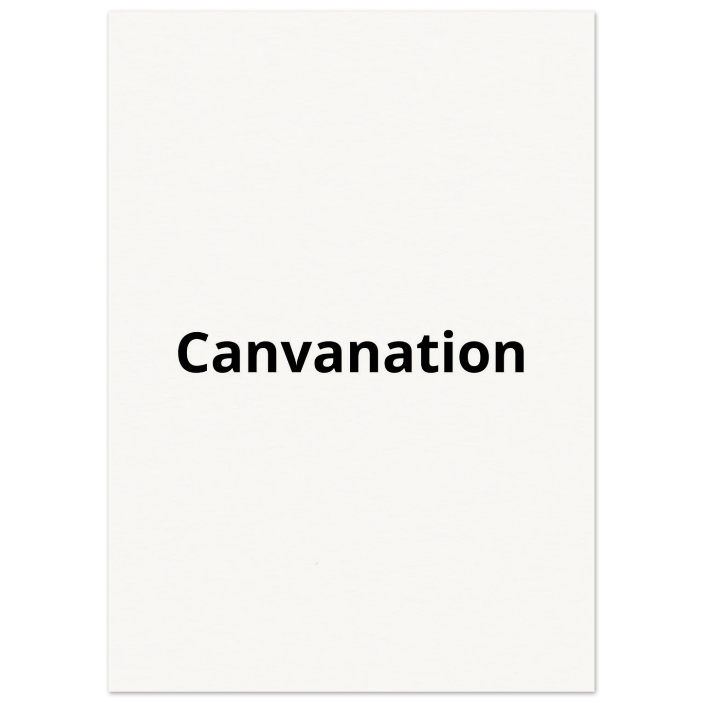 Canvanation Print Material 50x70 cm / 20x28″ Poster Personnalisé HD