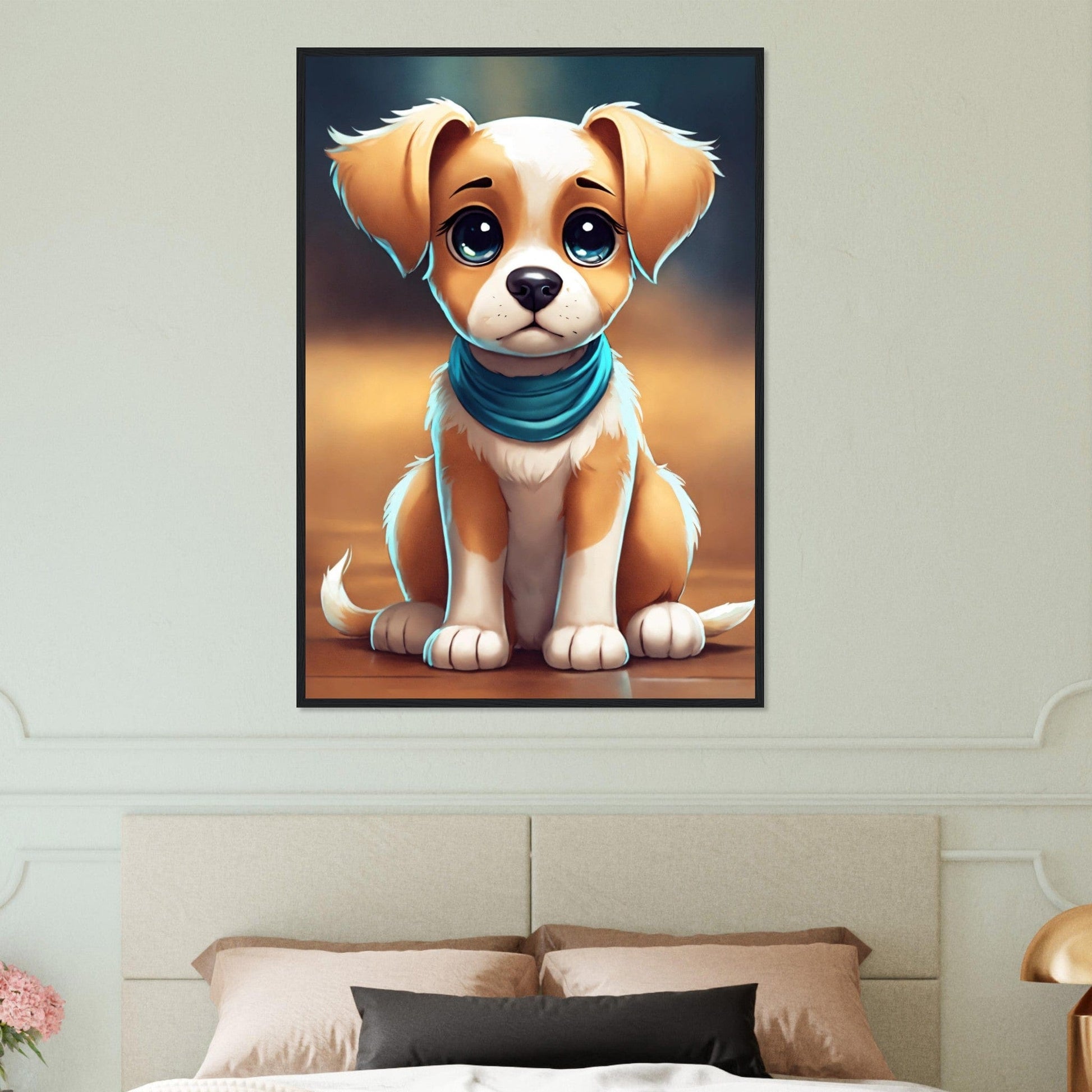 Canvanation Print Material Tableau Chien Rêve De Chouchou