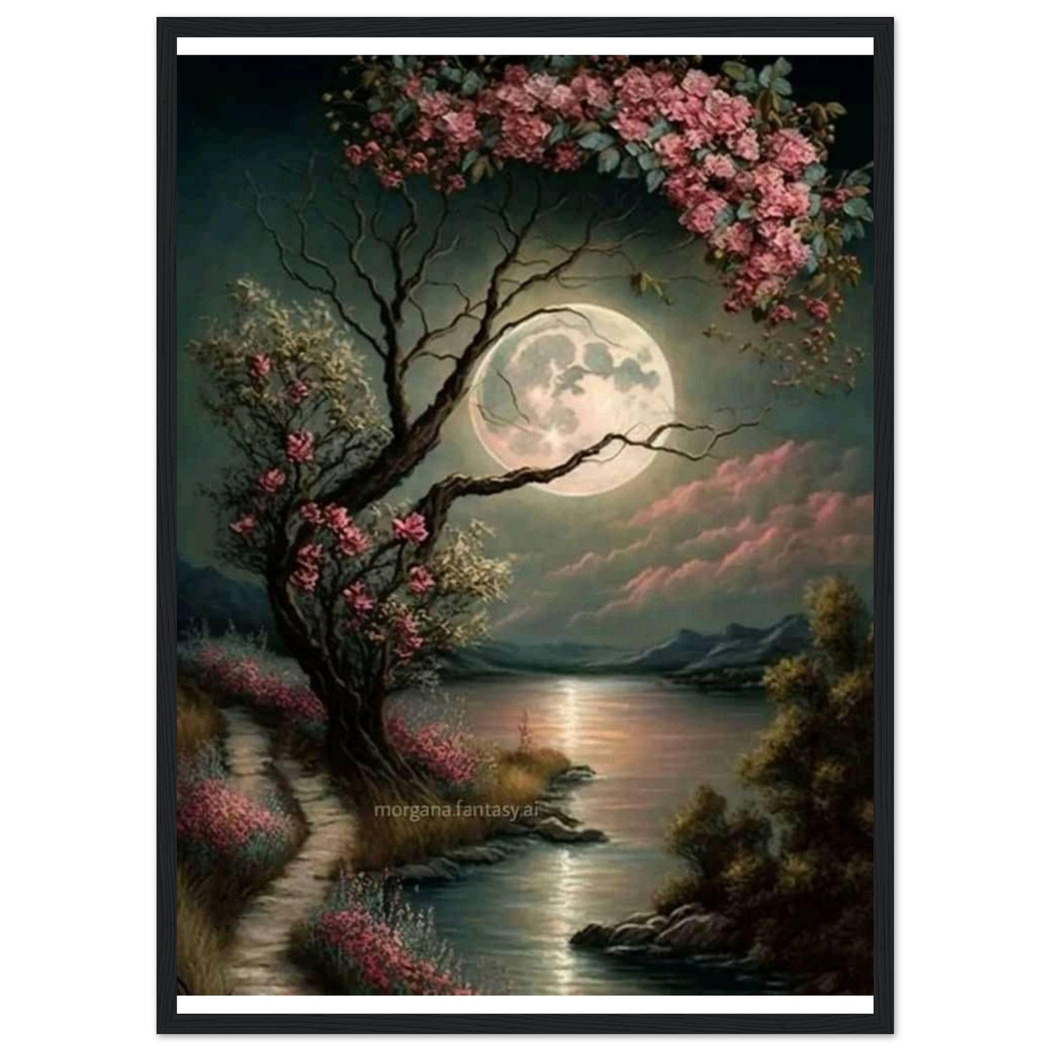 Gelato Print Material 50x70 cm / 20x28″ Tableau Paysage Lune