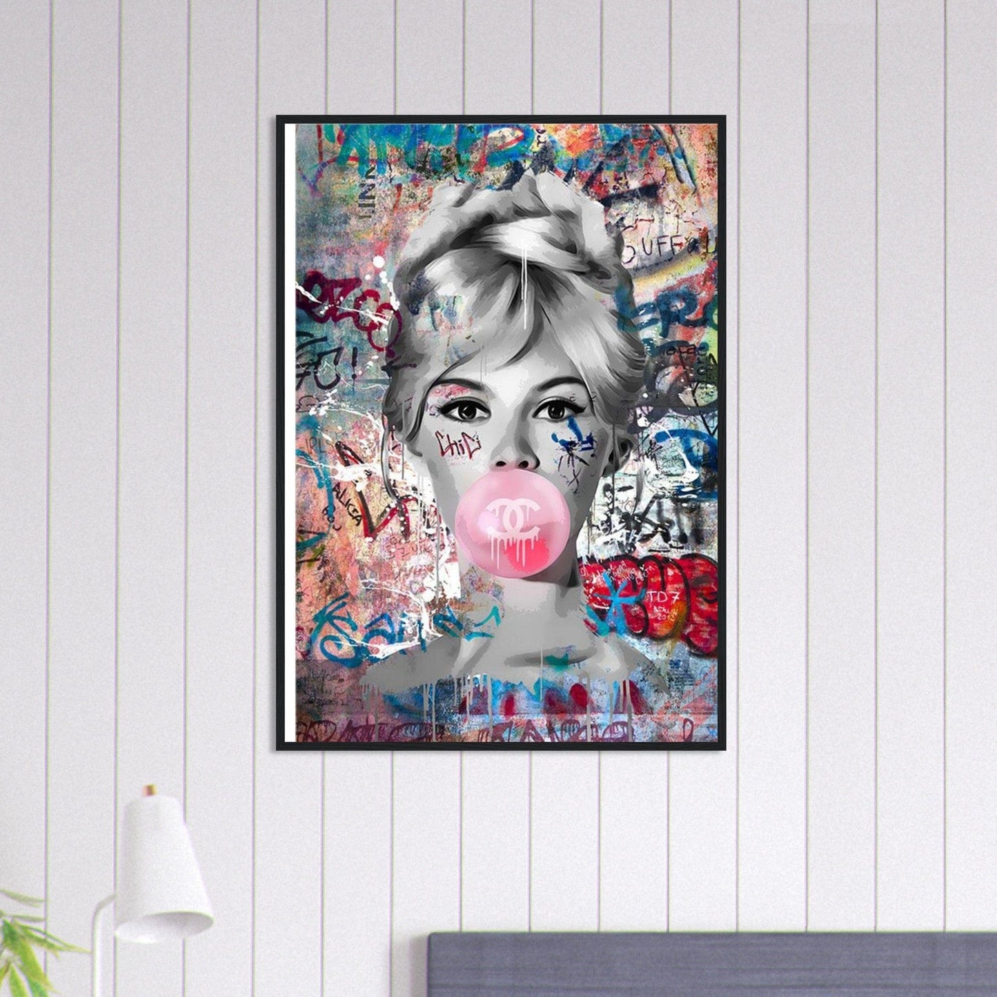 Canvanation Print Material 70x100 cm / 28x40″ Tableau Brigitte Bardot Gum