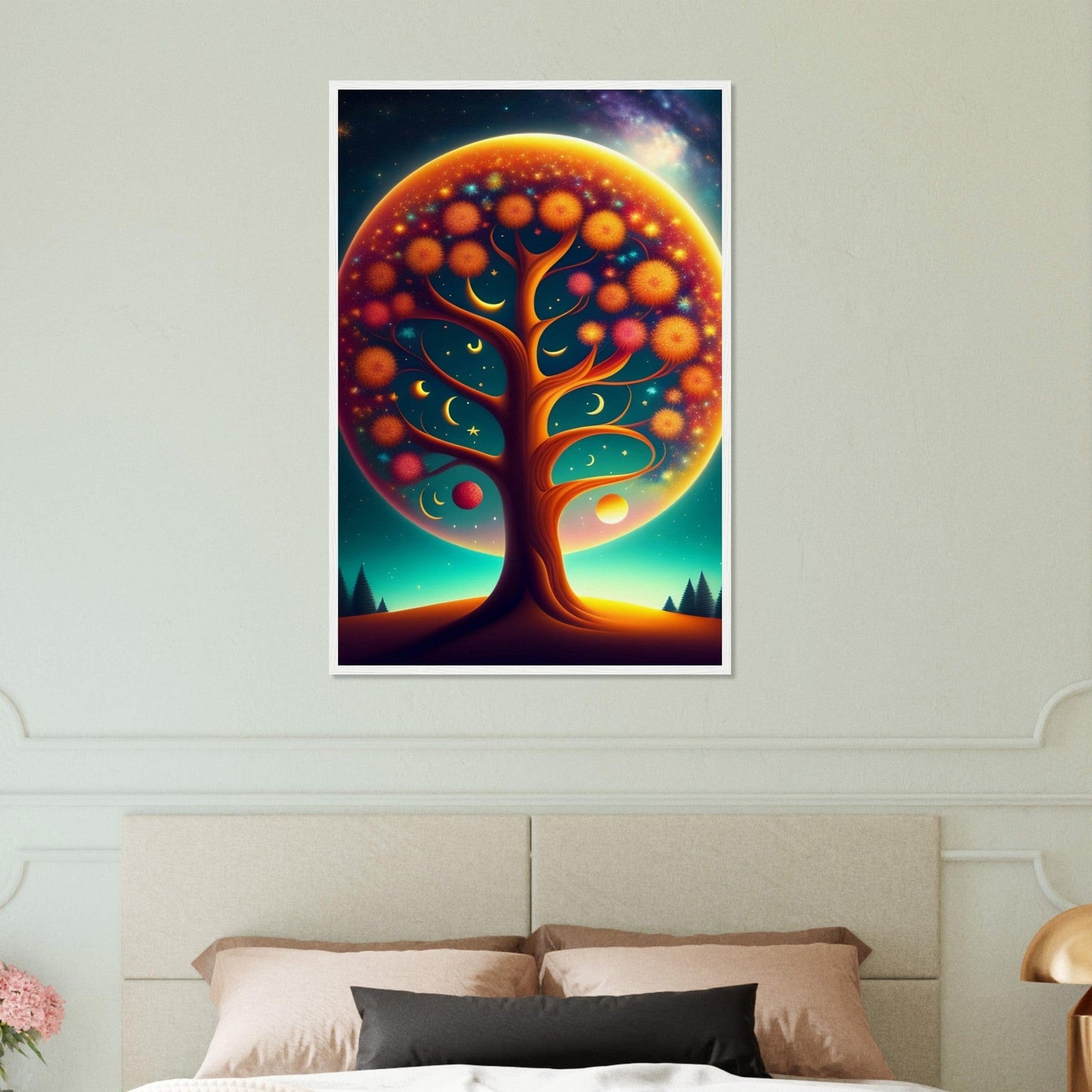 Canvanation Print Material Tableau Arbre De Vie Épanouissement Citadin