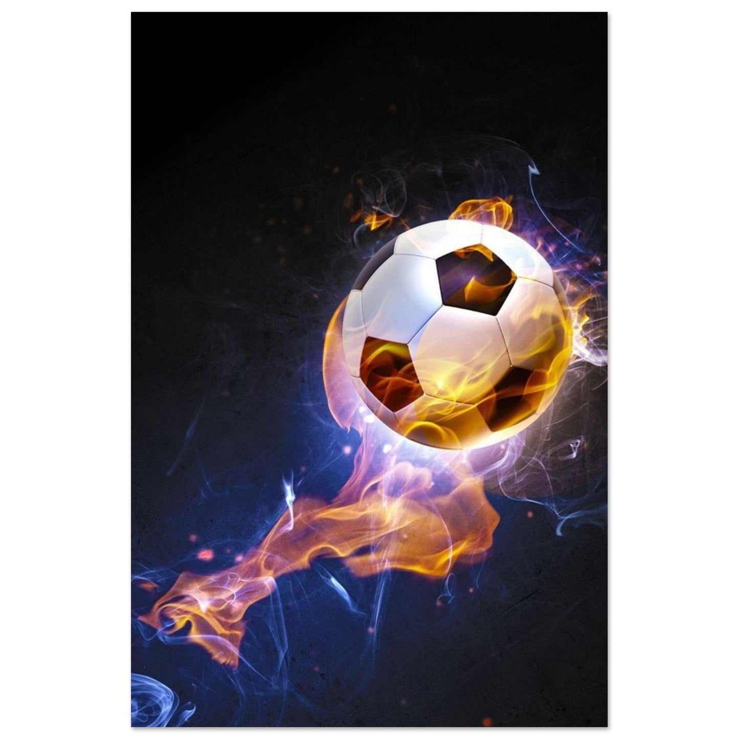 Canvanation Print Material 60x90 cm / 24x36″ Poster Football Illustration Feu