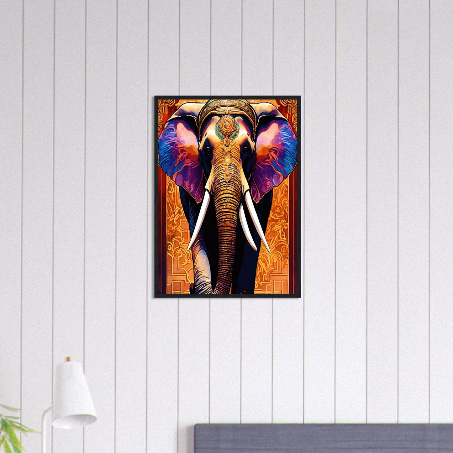 Canvanation Print Material 50x70 cm / 20x28″ Tableau Elephant Rêve Africain
