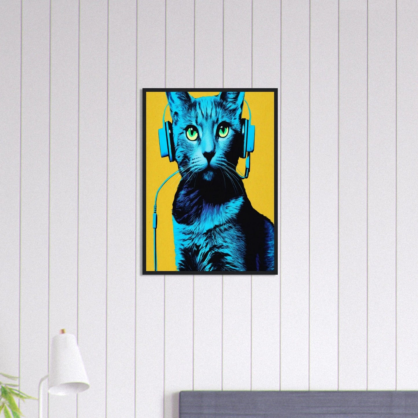 Canvanation Print Material 50x70 cm / 20x28″ Tableau Chat Beauté Sereine