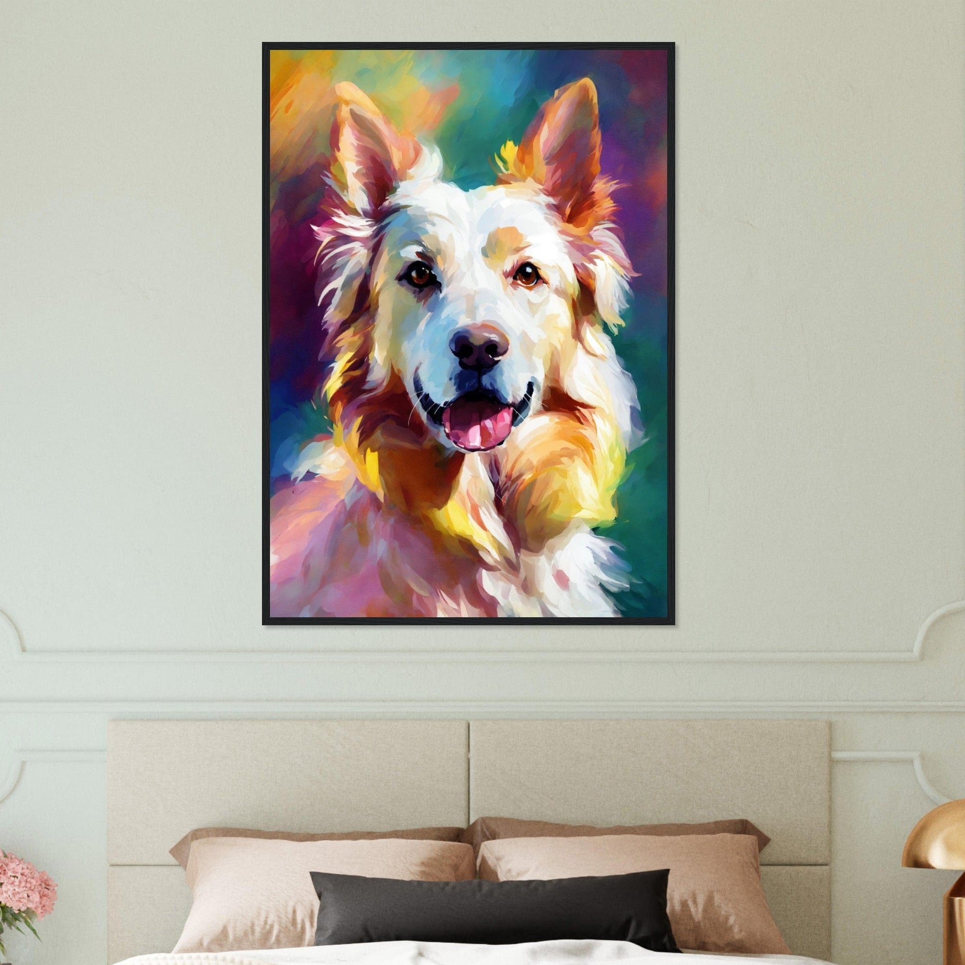 Canvanation Print Material Tableau Chien Pattes Et Poils