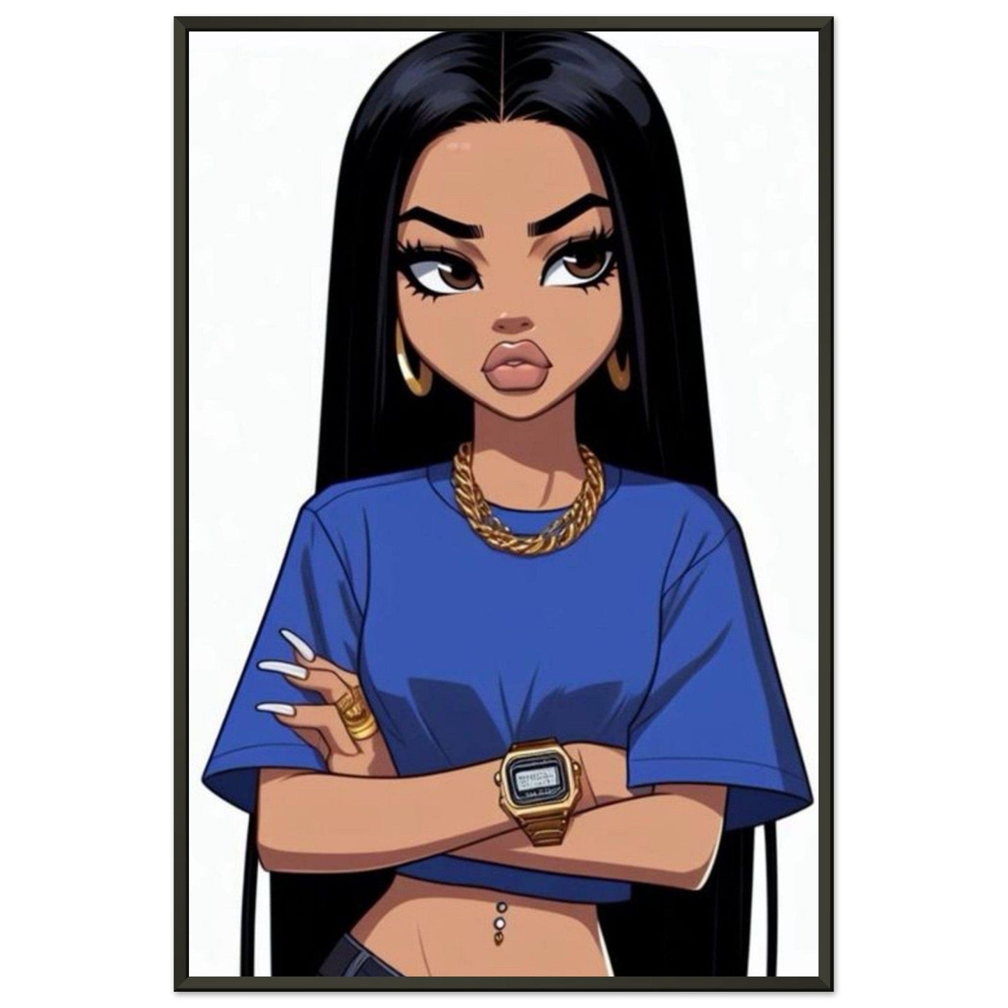 Canvanation Print Material 60x90 cm / 24x36″ Tableau Photo Personnalisé Aluminium AI