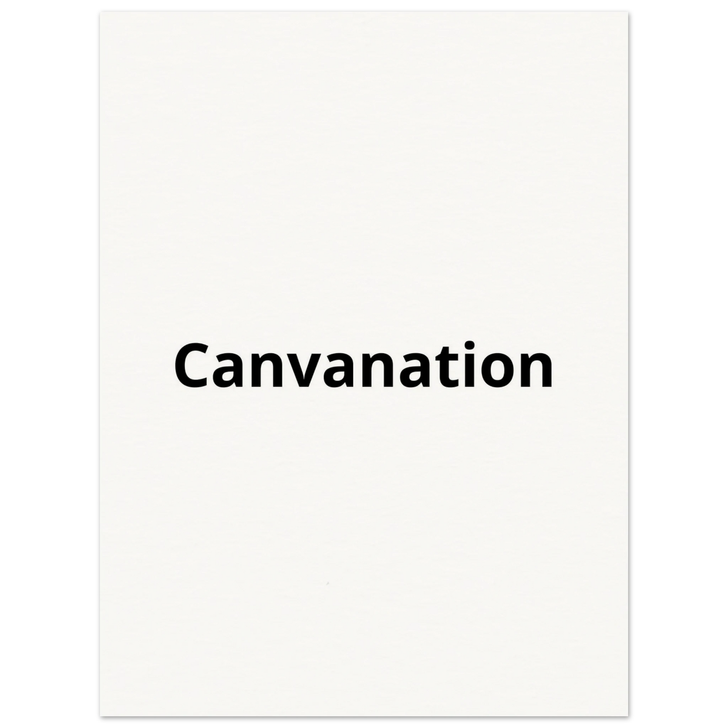 Canvanation Print Material 45x60 cm / 18x24″ Poster Personnalisé HD