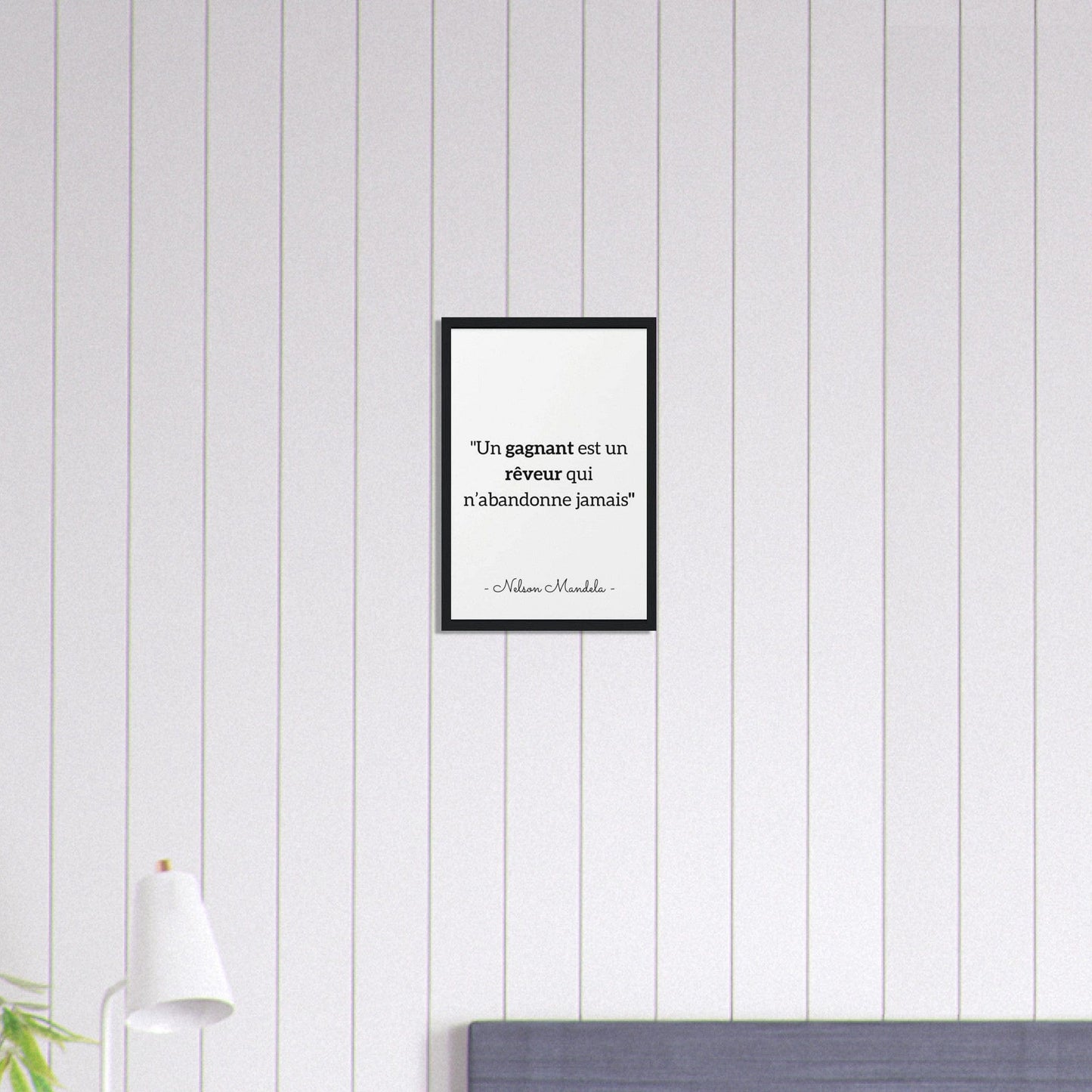 Canvanation Print Material 30x45 cm / 12x18″ Tableau Citation Nelson Mandela