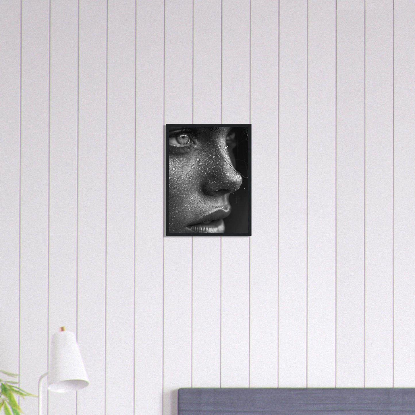 Canvanation Print Material 30x40 cm / 12x16″ Tableau Photo Noir Et Blanc-Portrait-Fille
