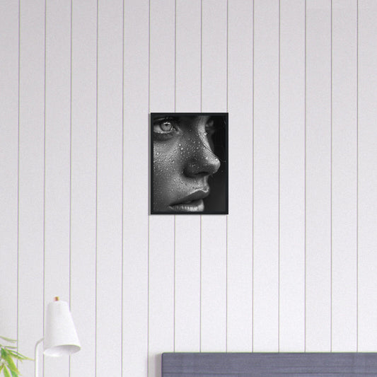 Canvanation Print Material 30x40 cm / 12x16″ Tableau Photo Noir Et Blanc-Portrait-Fille
