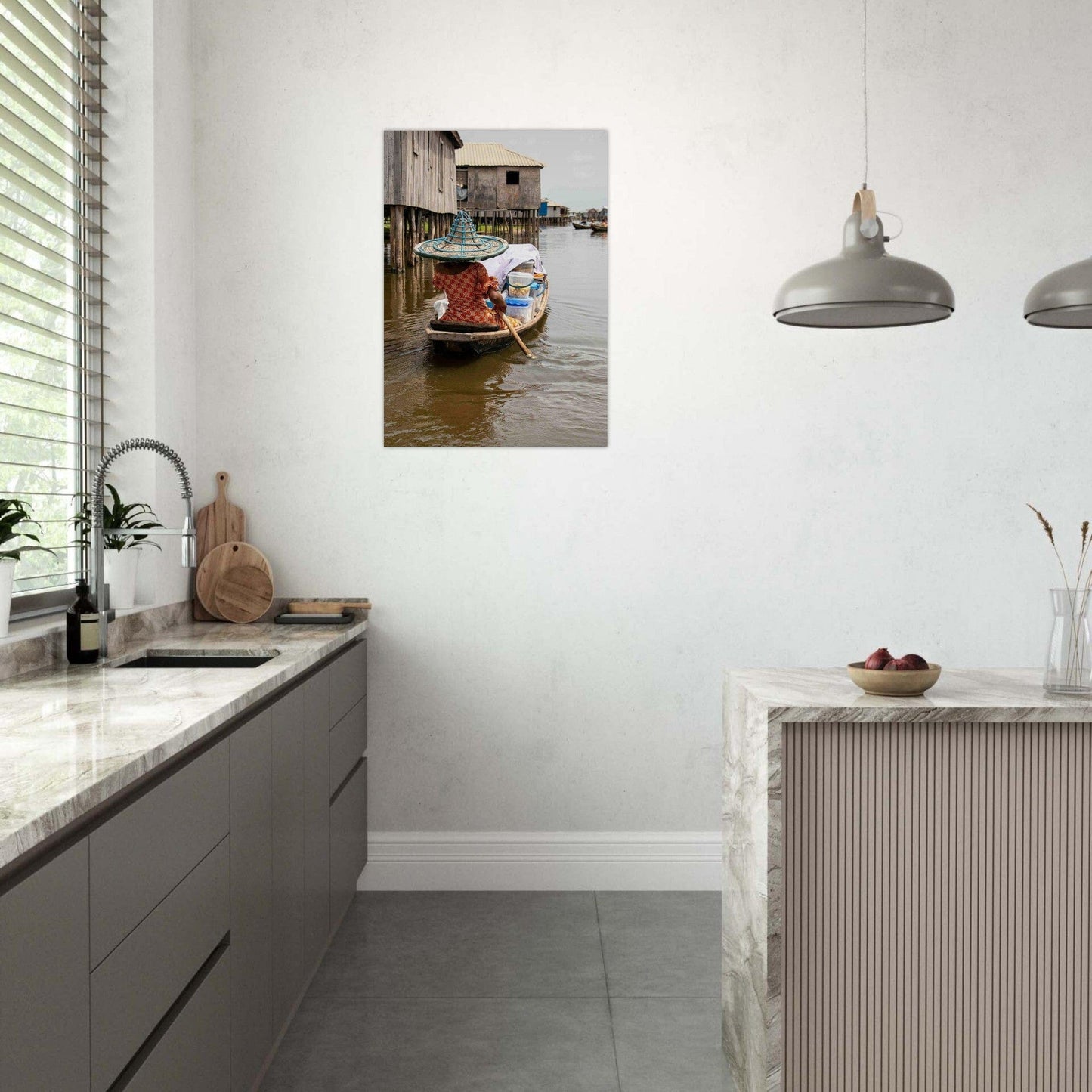 Gelato Print Material Affiche Africain Bénin