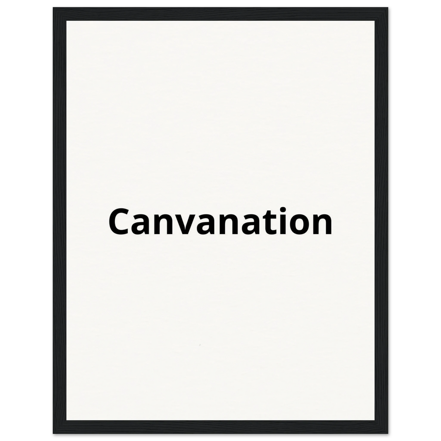 Canvanation Print Material 27x35 cm / 11x14″ / Cadre noir Tableau Personnalisé