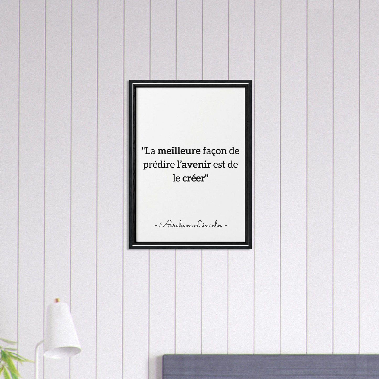 Canvanation Print Material 50x70 cm / 20x28″ Tableau Citation Abraham Lincoln