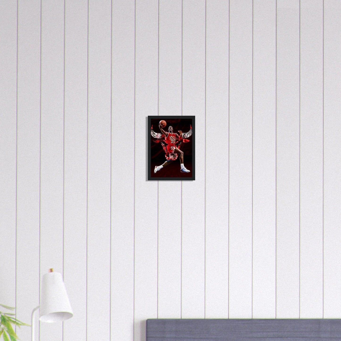 Canvanation Print Material A4 21x29.7 cm / 8x12″ Tableau Basket Mickael Jordan Bull 23
