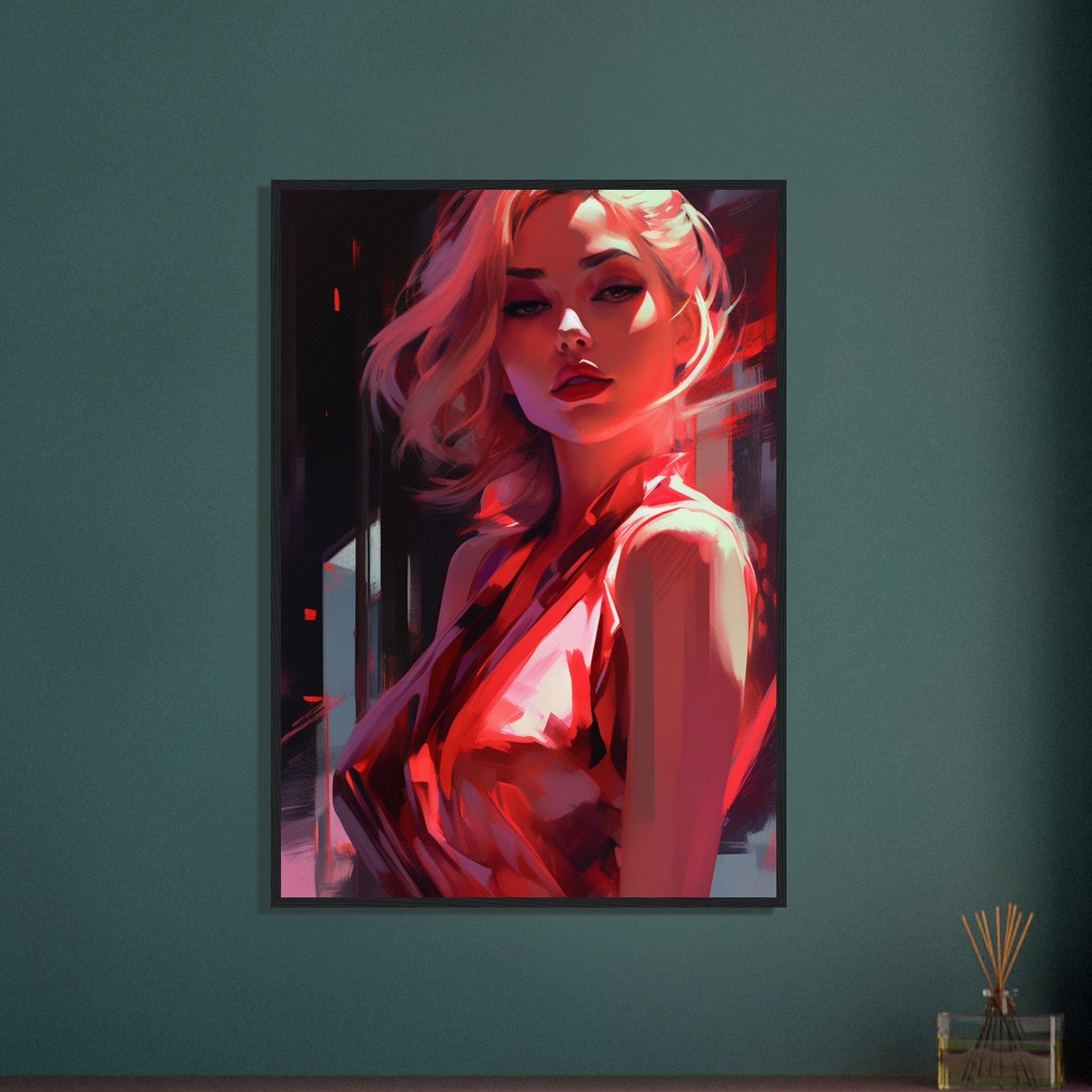 Canvanation Print Material 70x100 cm / 28x40″ Portrait De Femme Tableau