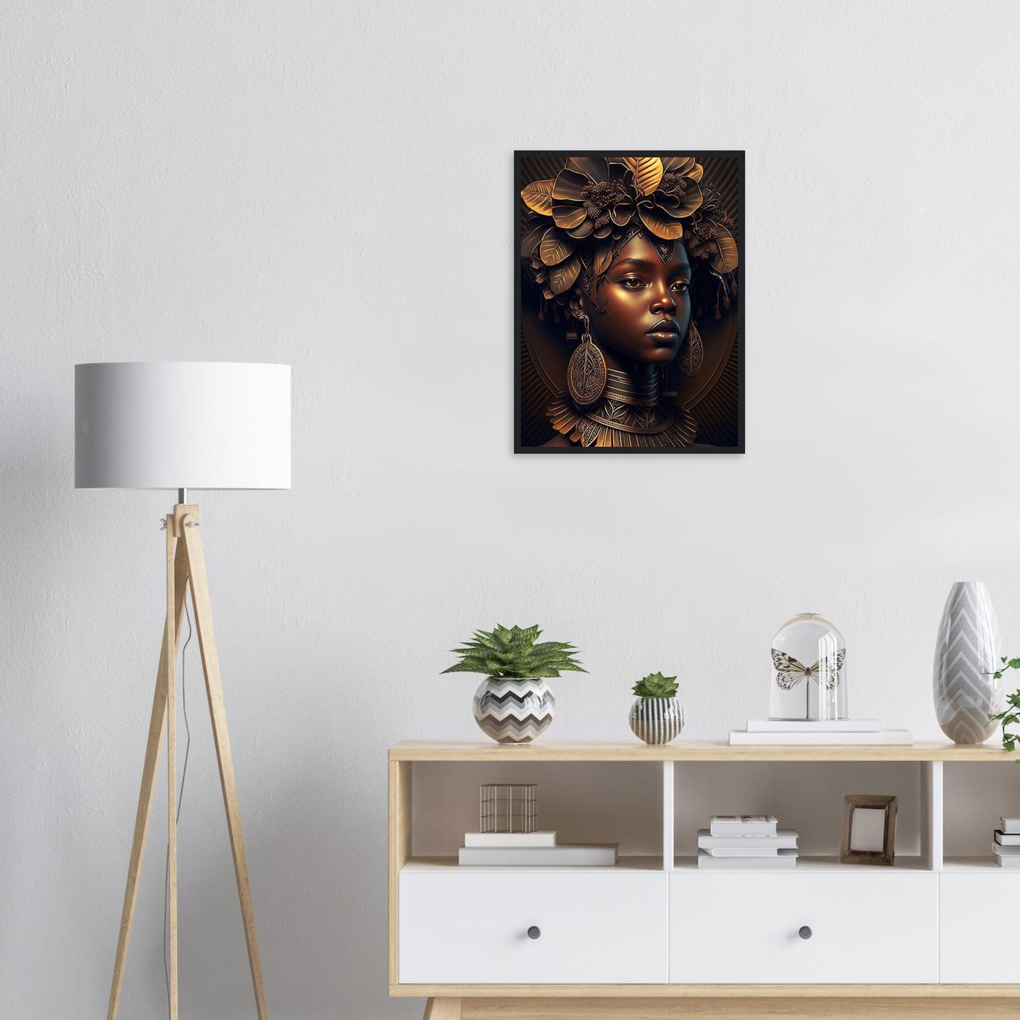 Canvanation Print Material Tableau Peinture Africain Femme