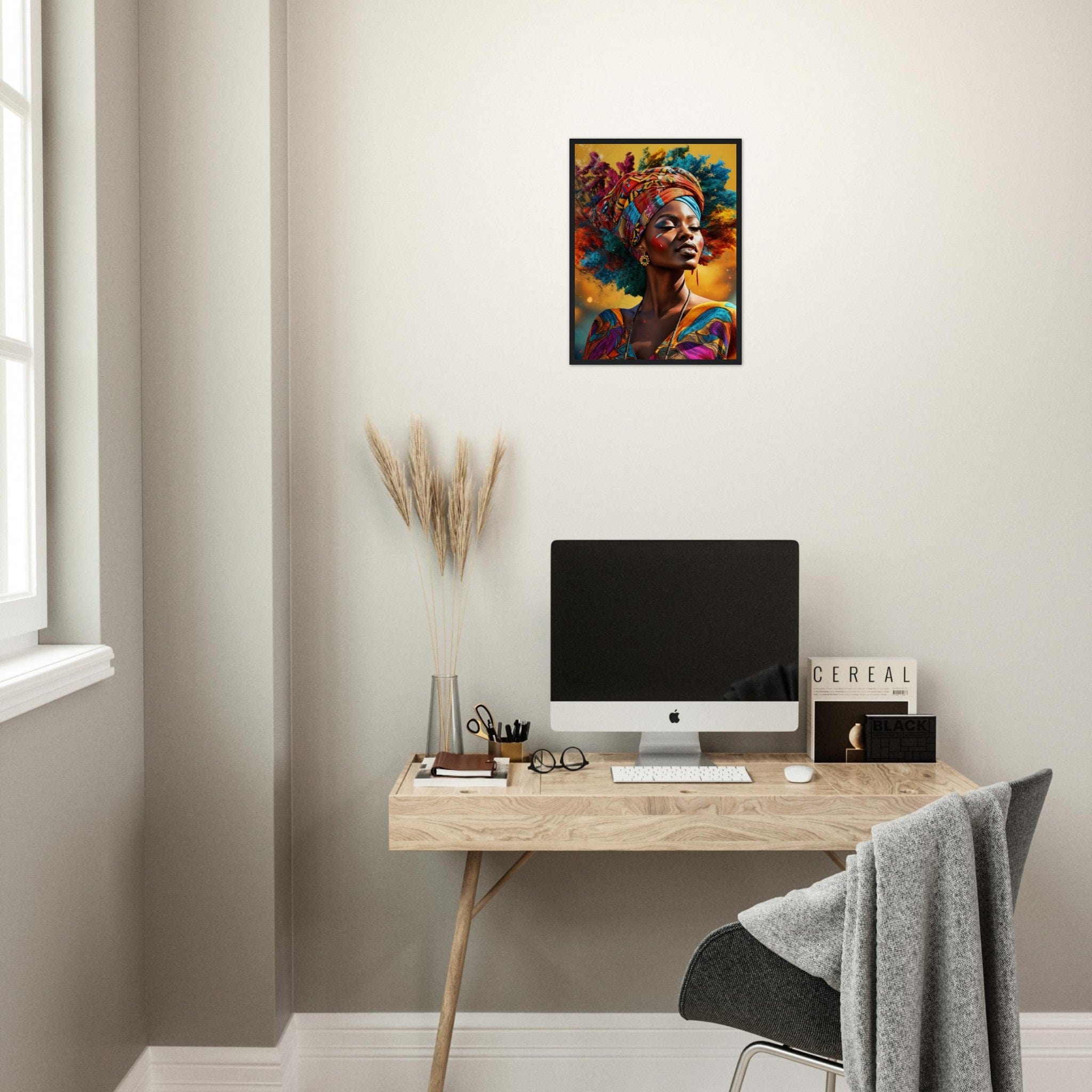 Canvanation Print Material Peinture Femme Afro