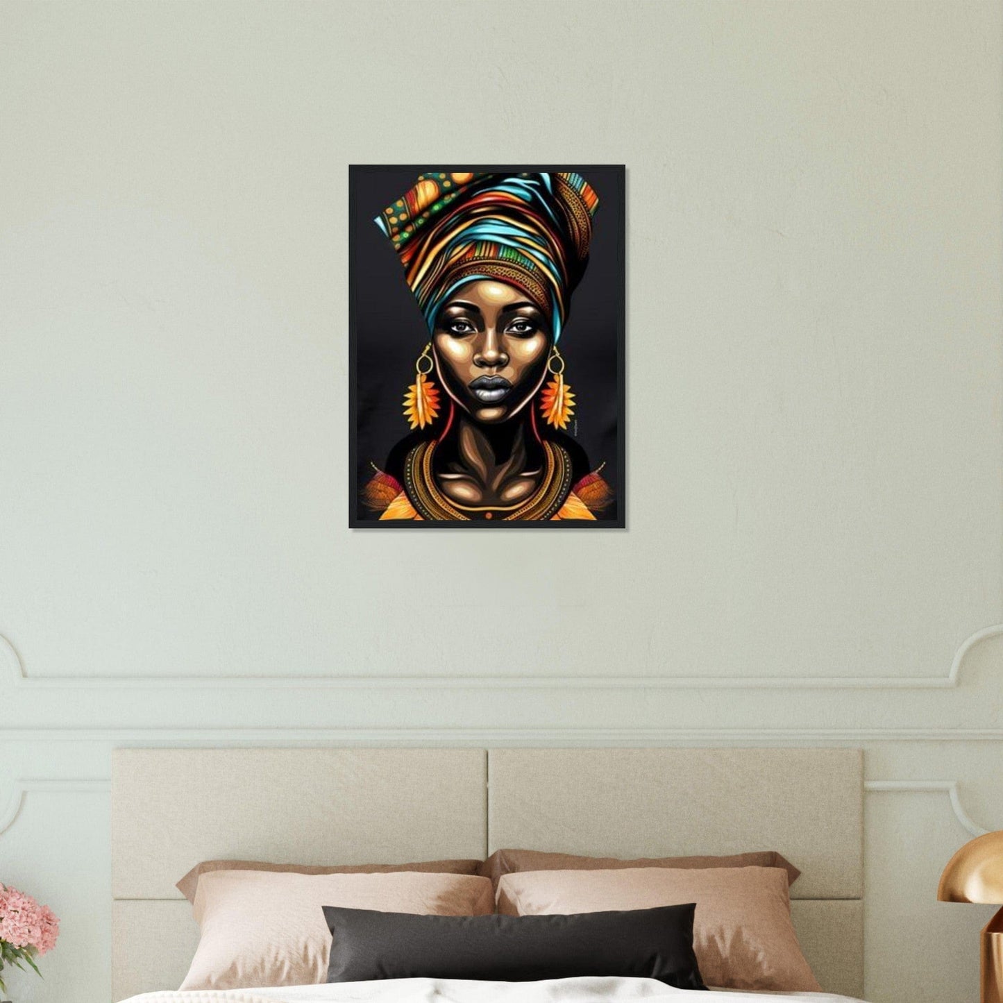 Canvanation Print Material 45x60 cm / 18x24″ Peinture Moderne Africaine