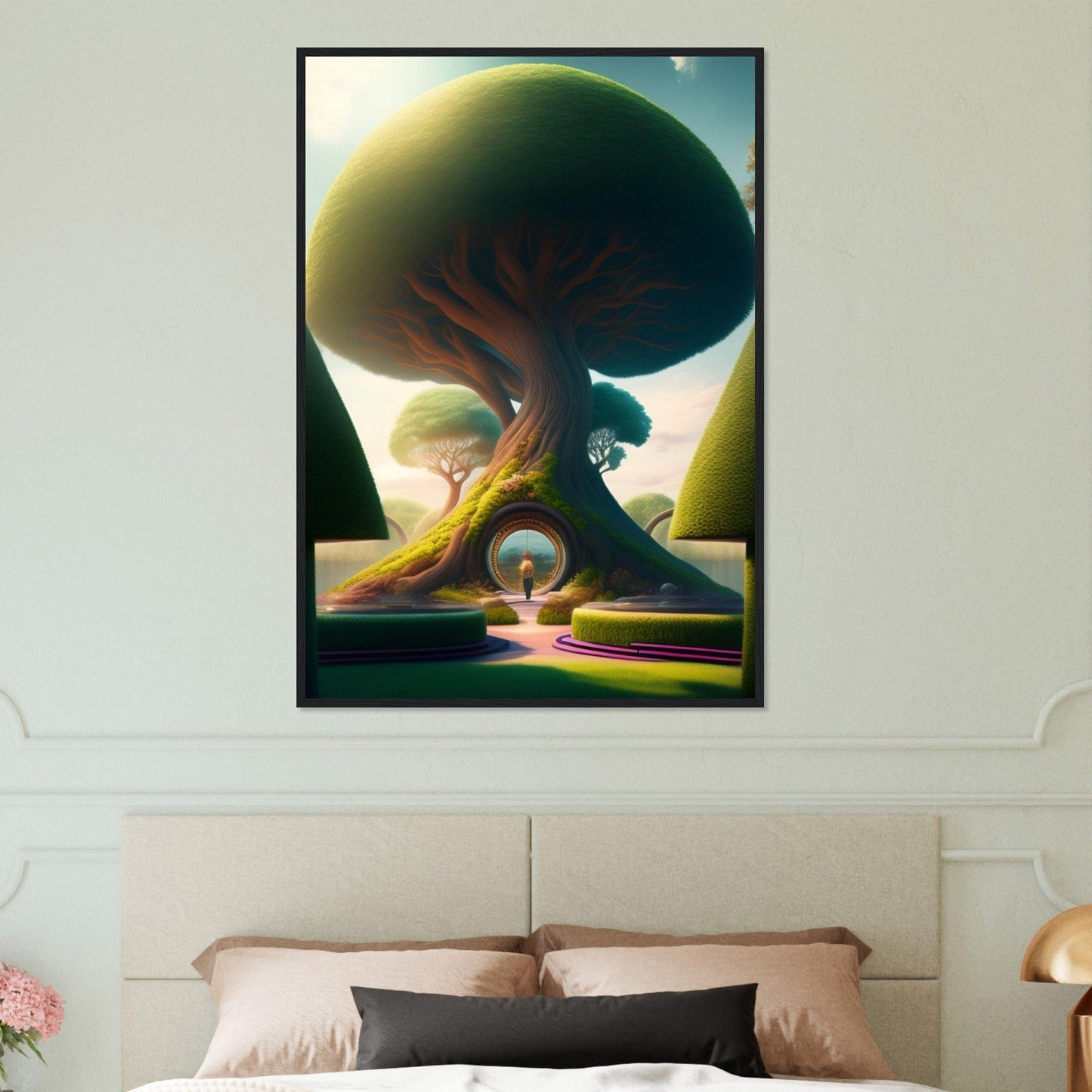 Canvanation Print Material 70x100 cm / 28x40″ Tableau Arbre De Vie Nature