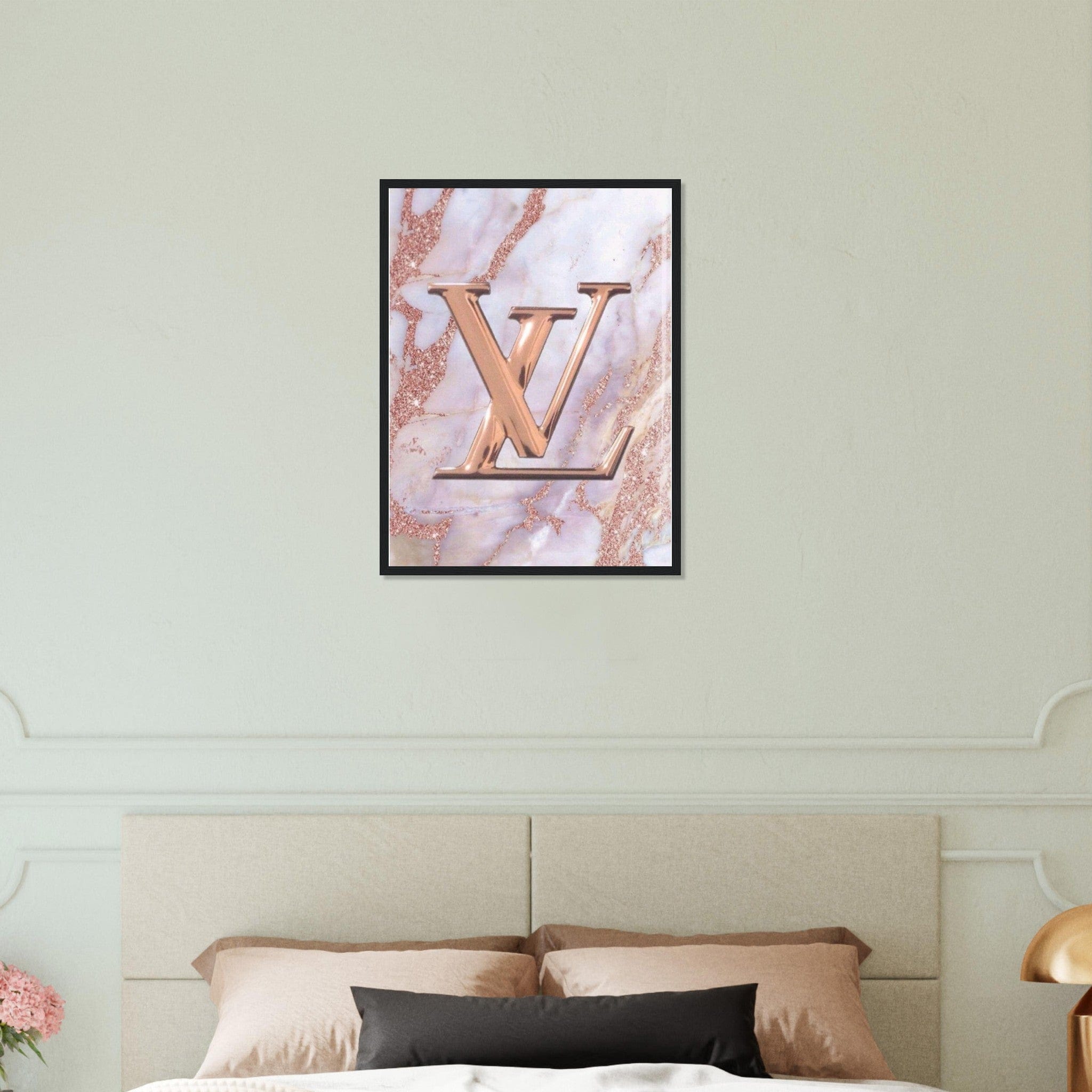 Canvanation Print Material 45x60 cm / 18x24″ Tableau Louis Vuitton Marbre