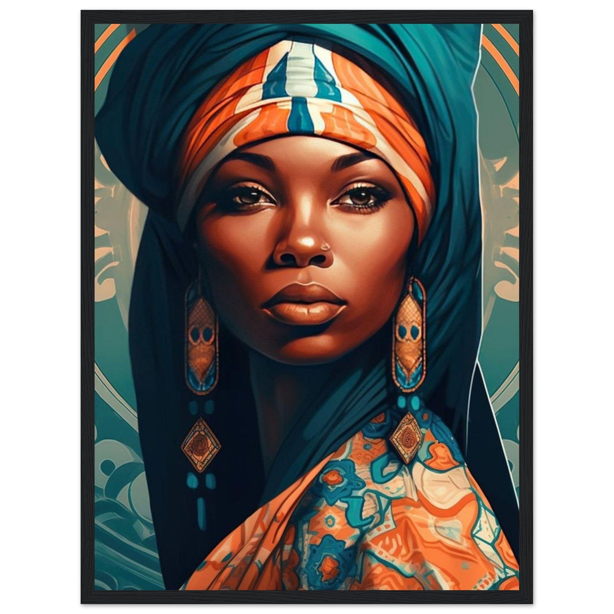 Canvanation Print Material Tableau Peinture Africain