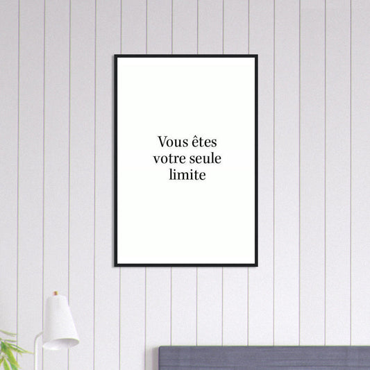 Canvanation Print Material 60x90 cm / 24x36″ Tableau Citation Minimaliste