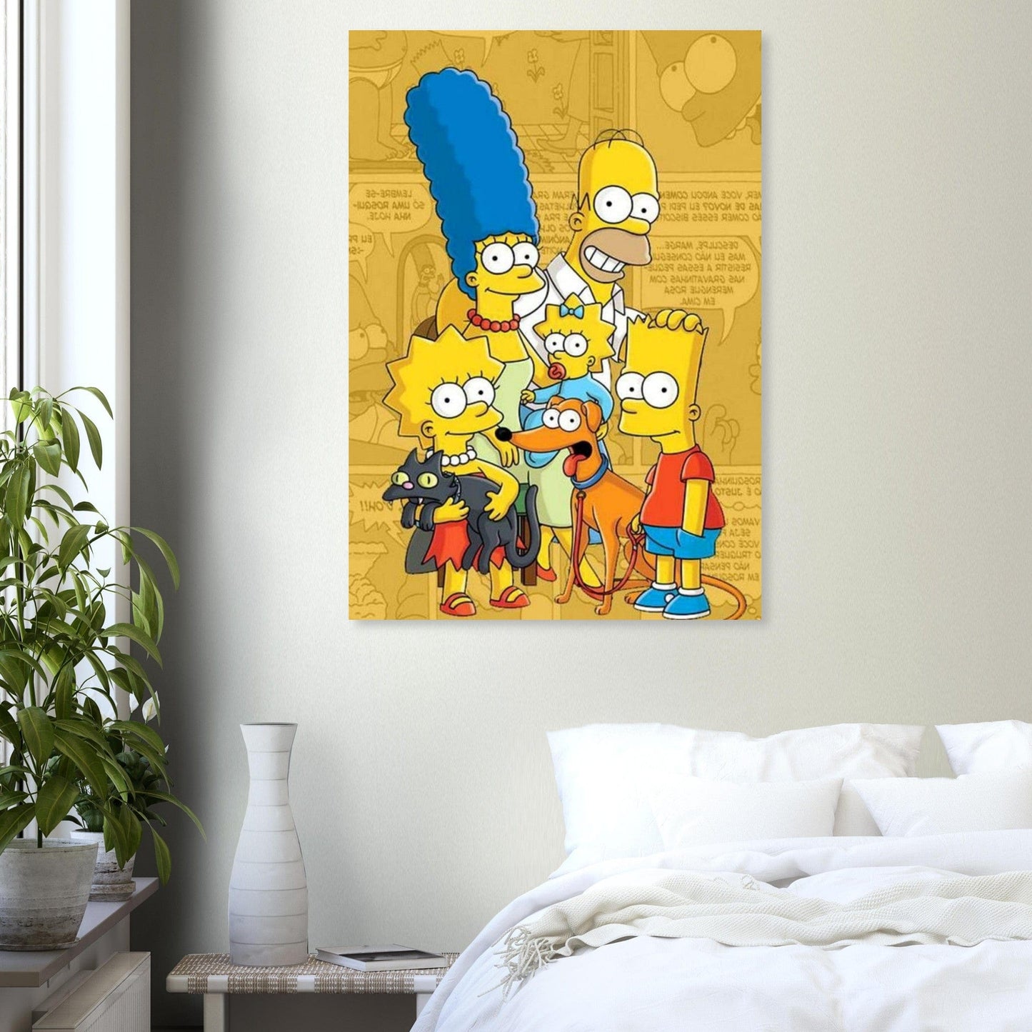 Canvanation Print Material 70x100 cm / 28x40″ Poster La Famille Simpson