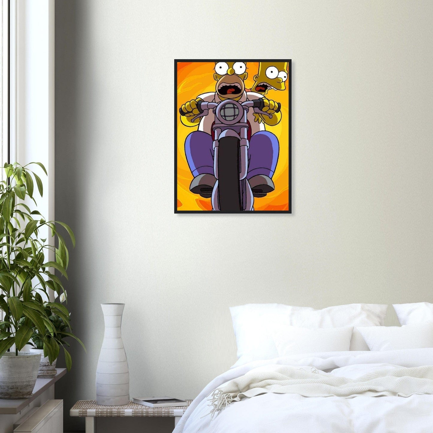 Canvanation Print Material 45x60 cm / 18x24″ / Tableau Poster Et Tableau Bart Et Homer