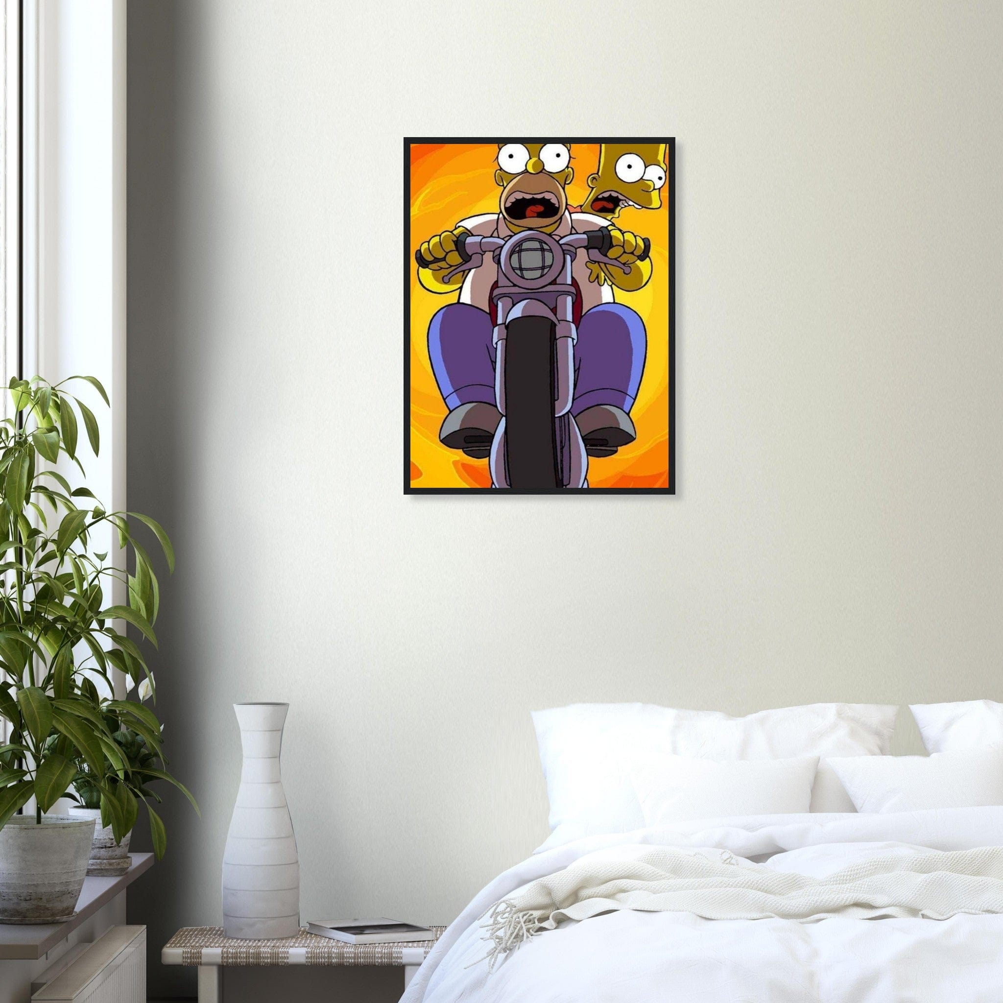 Canvanation Print Material 45x60 cm / 18x24″ / Tableau Poster Et Tableau Bart Et Homer
