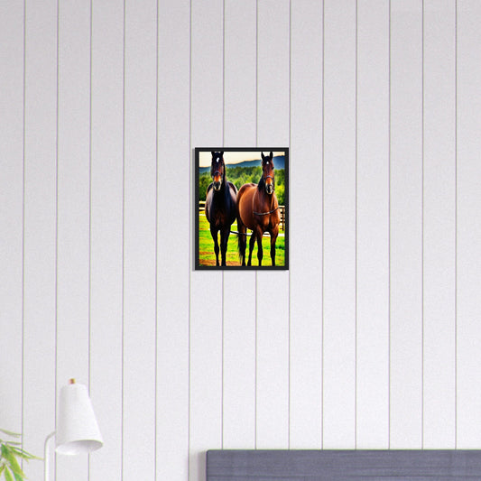 Canvanation Print Material 30x40 cm / 12x16″ Tableau Cheval Gracieux et Puissant