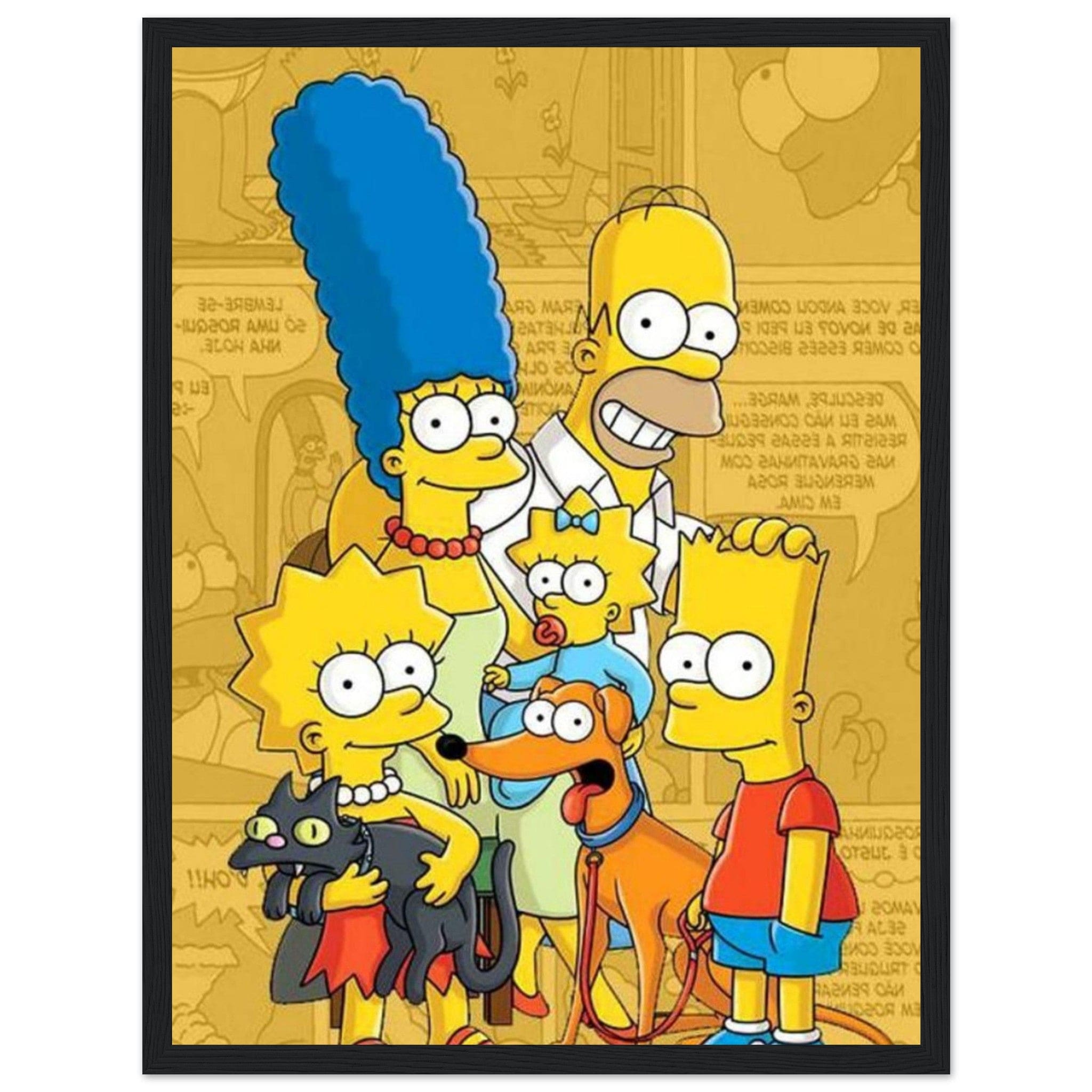 Canvanation Print Material 30x40 cm / 12x16″ Tableau La Famille Simpson