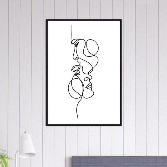 Canvanation Print Material 70x100 cm / 28x40″ Tableau Couple Symphonie des Sentiments