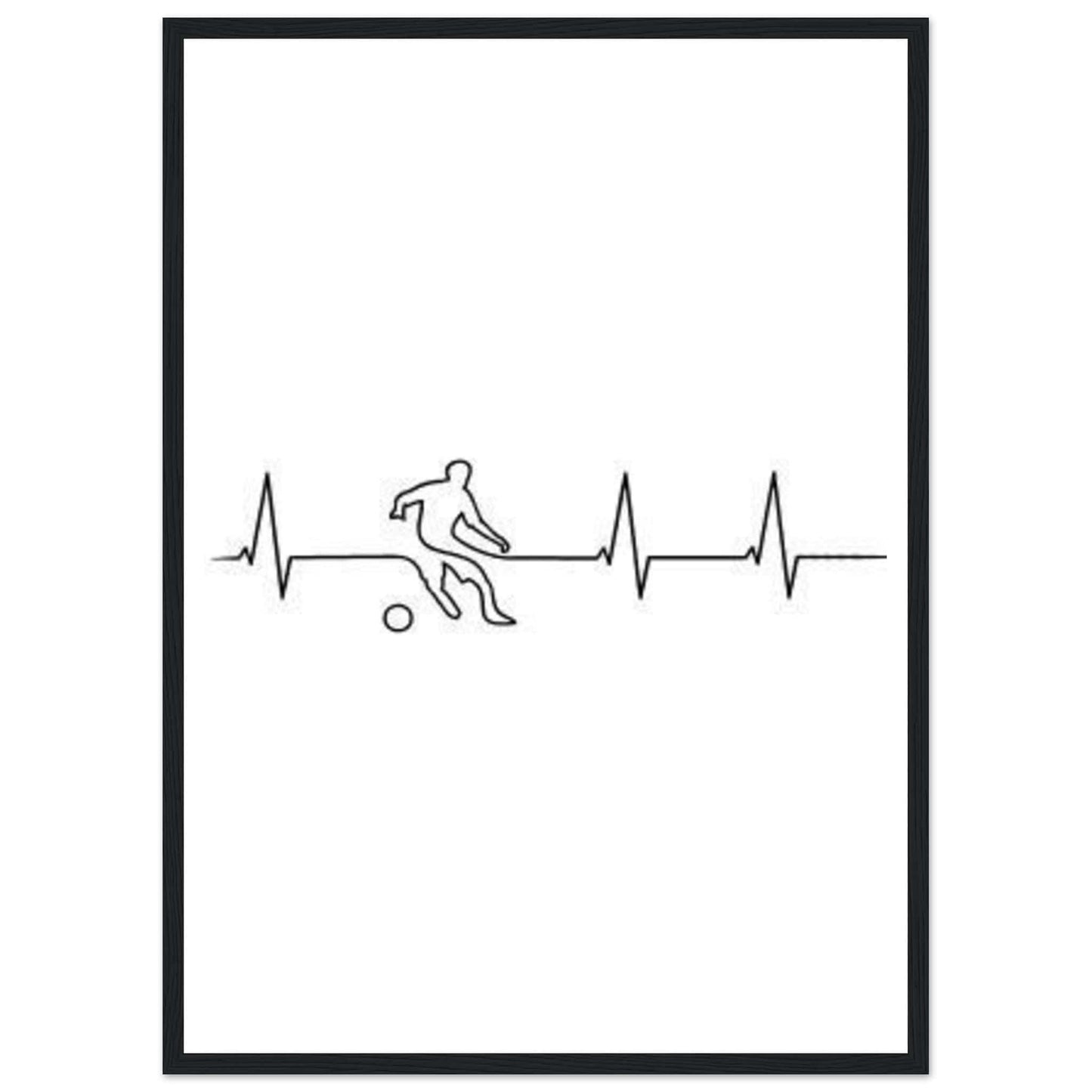 Canvanation Print Material 50x70 cm / 20x28″ Tableau Football Illustration