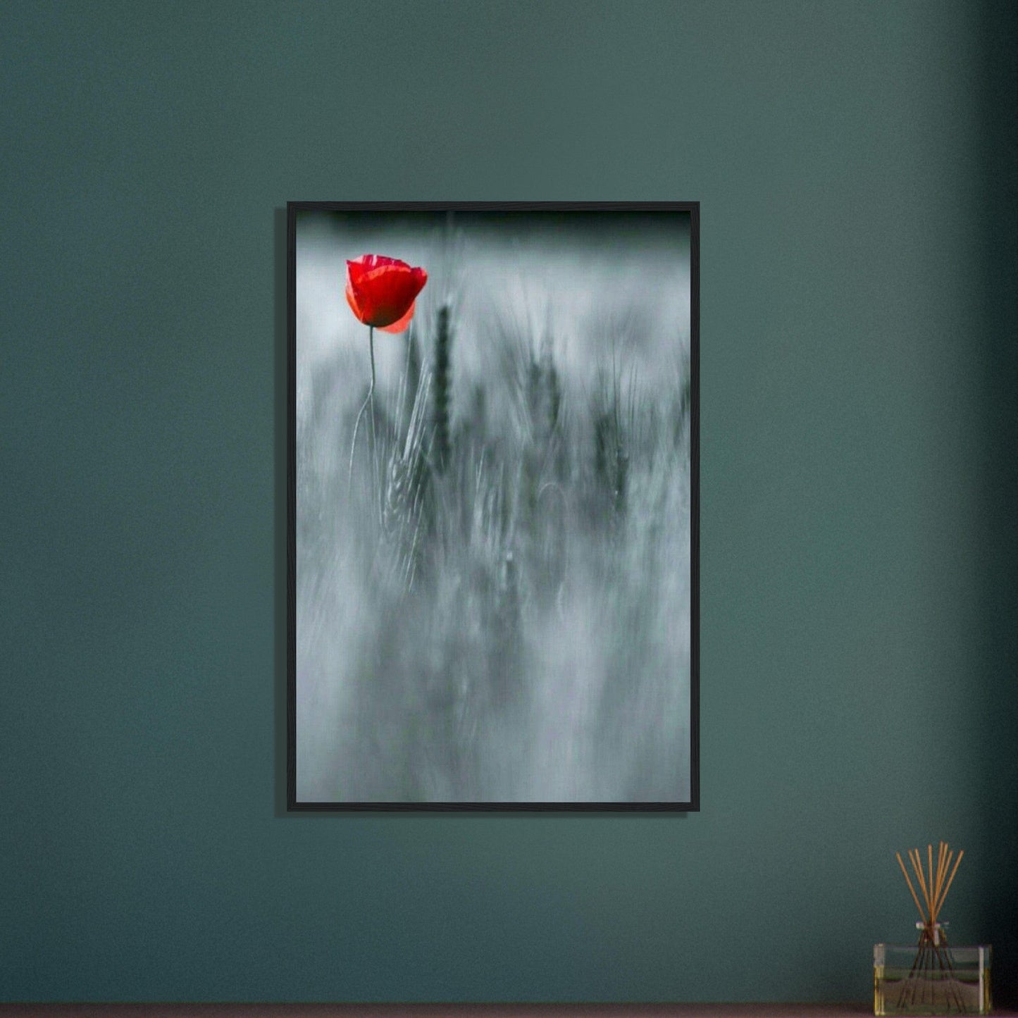 Canvanation Print Material Peinture Champ De Coquelicots