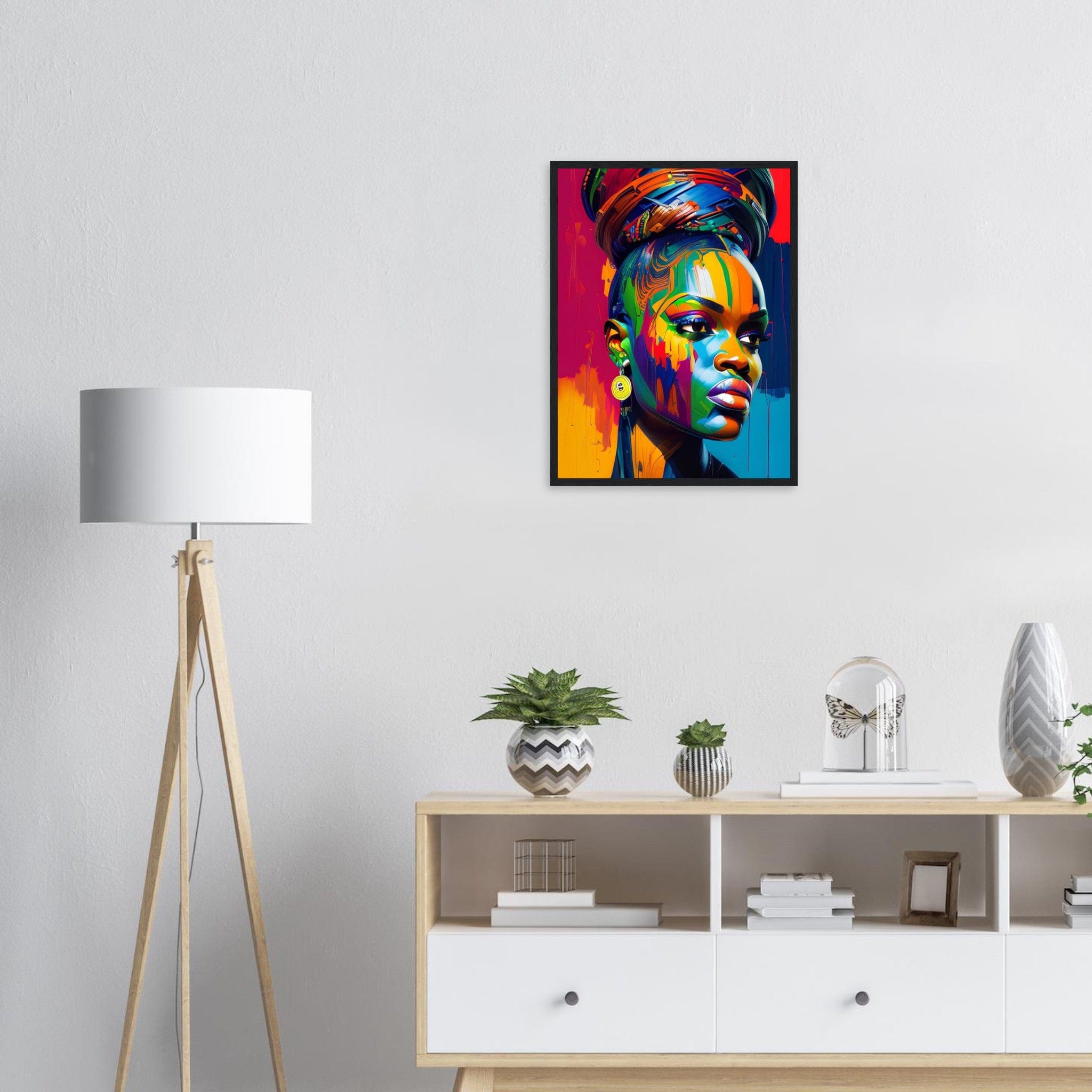 Canvanation Print Material Couleur Africaine Peinture