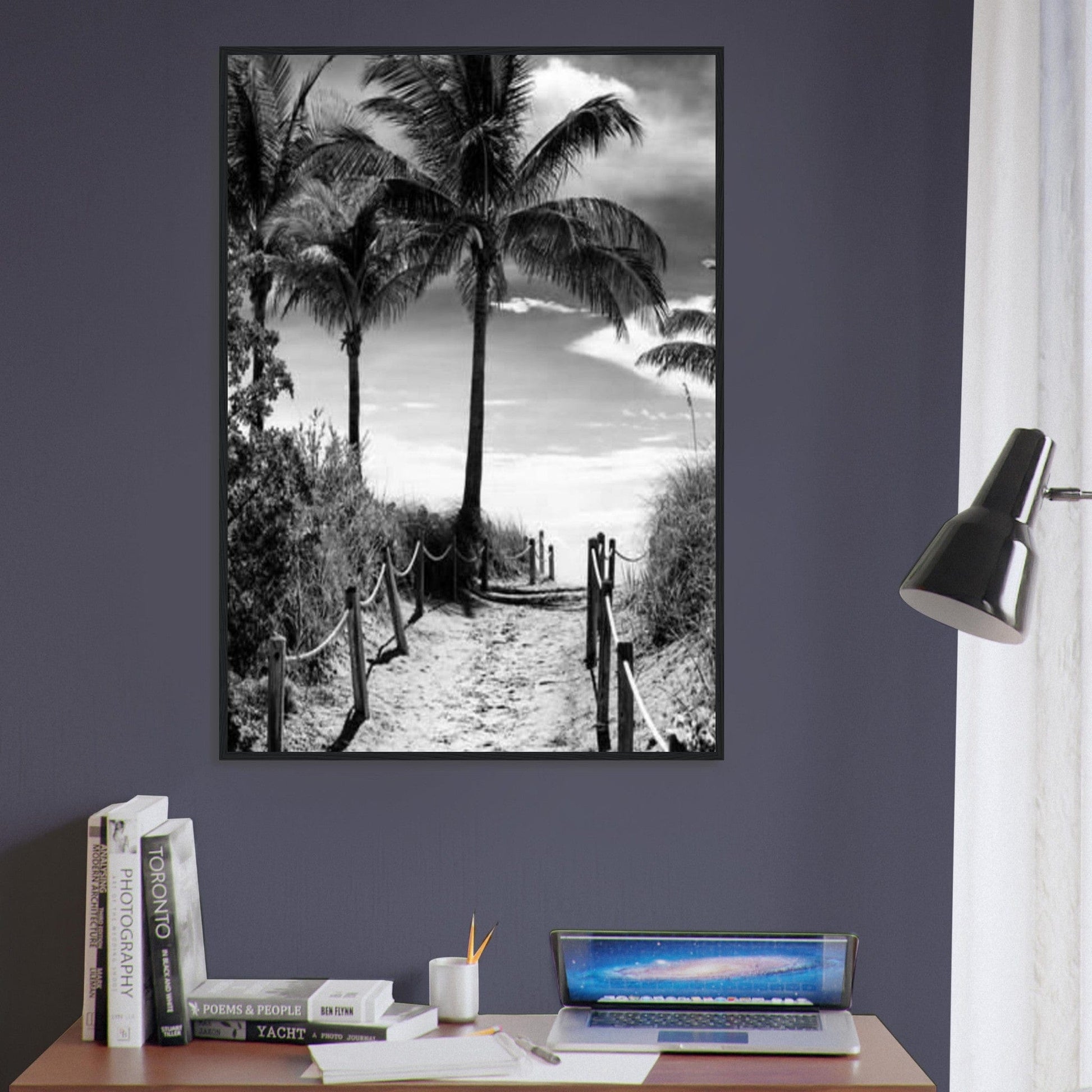 Canvanation Print Material Tableau Photo Noir Et Blanc-Paysage-Plage