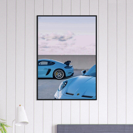 Canvanation Print Material 70x100 cm / 28x40″ Tableau Parking Porsche