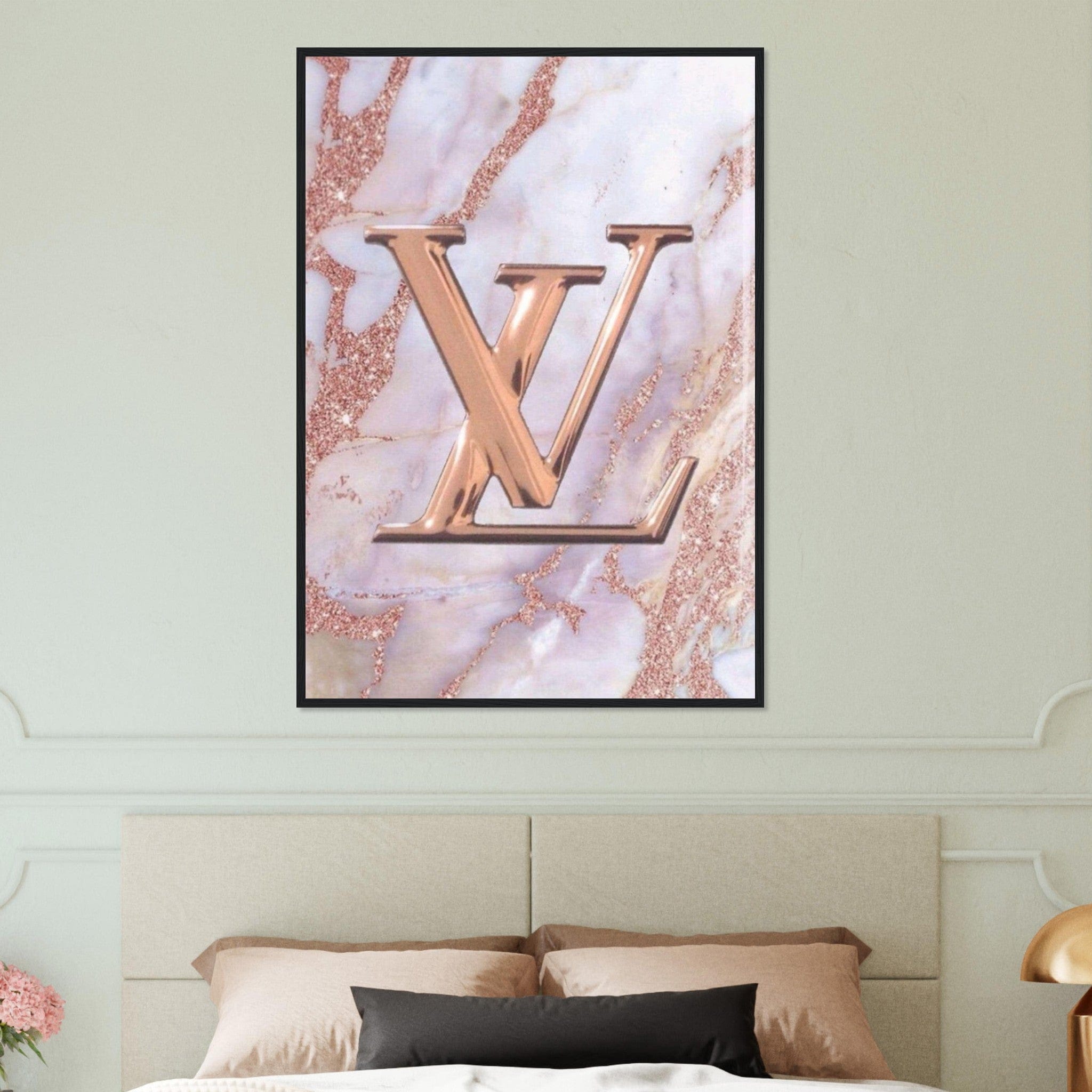 Canvanation Print Material 70x100 cm / 28x40″ Tableau Louis Vuitton Marbre