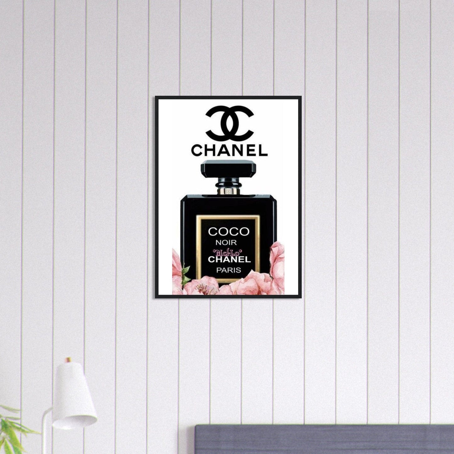 Canvanation Print Material 50x70 cm / 20x28″ Tableau Chanel Numéro 5 Blanc