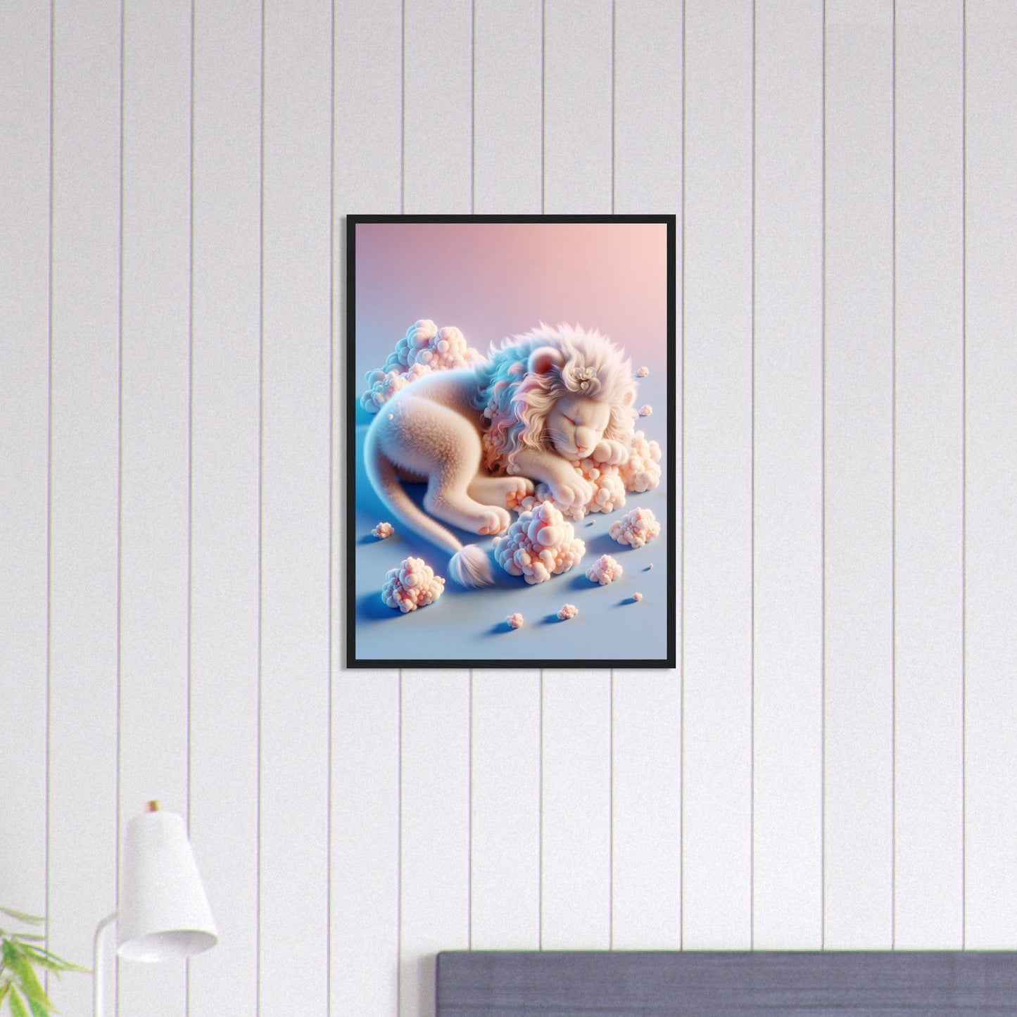Canvanation Print Material 50x70 cm / 20x28″ Tableau Lionceau Héritier du Trône