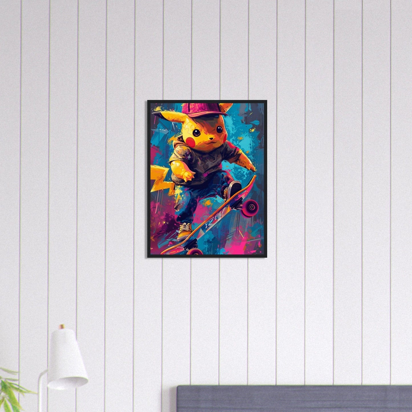 Canvanation Print Material 45x60 cm / 18x24″ Tableau Pokémon Pop Art Skate