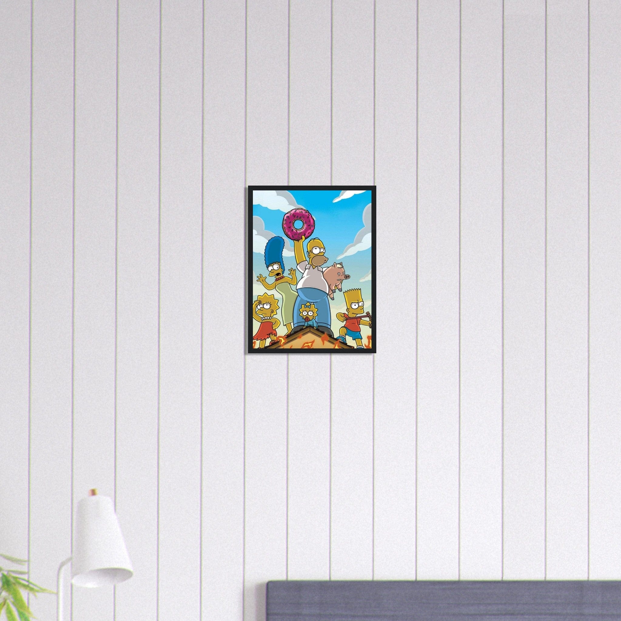 Canvanation Print Material 30x40 cm / 12x16″ Tableau La famille Simpson