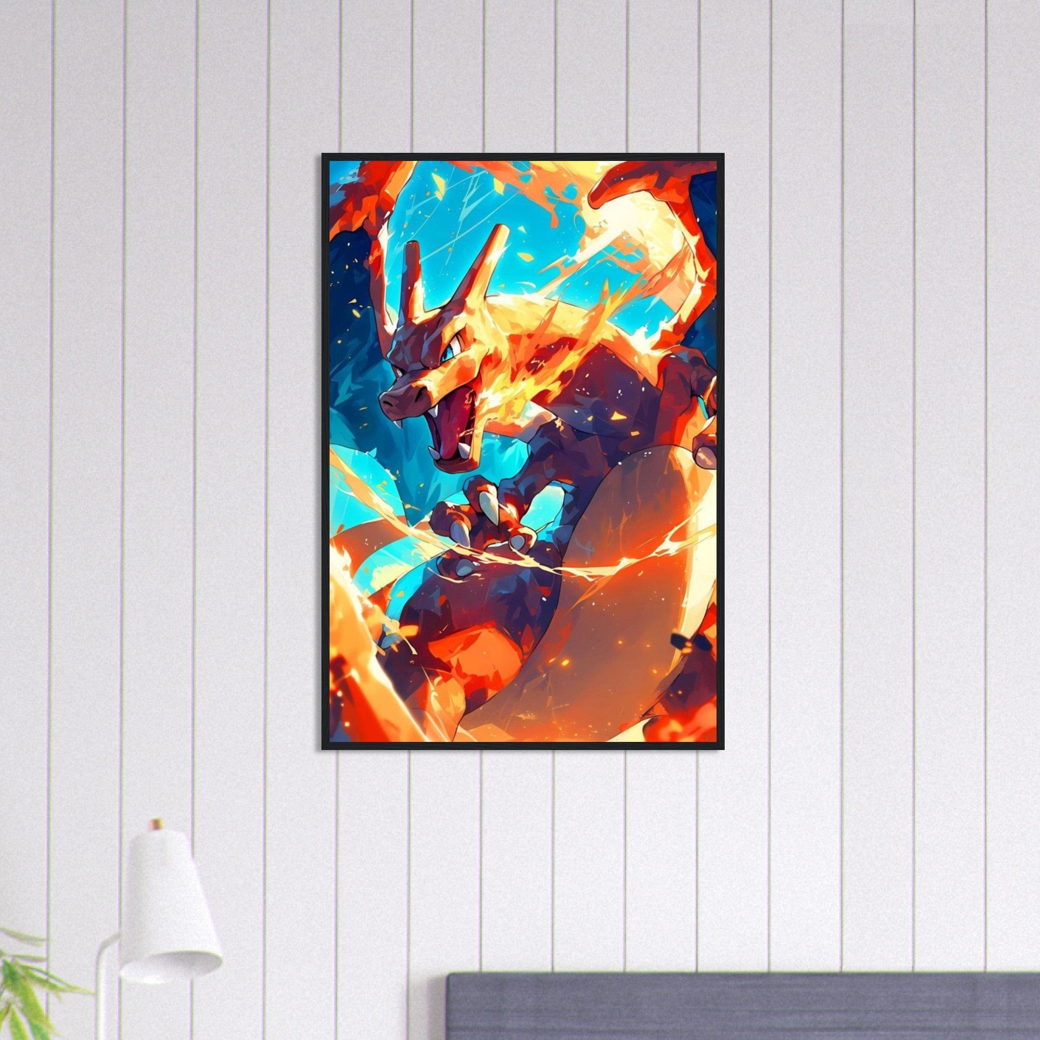 Canvanation Print Material 60x90 cm / 24x36″ Tableau Pokémon Dracaufeu