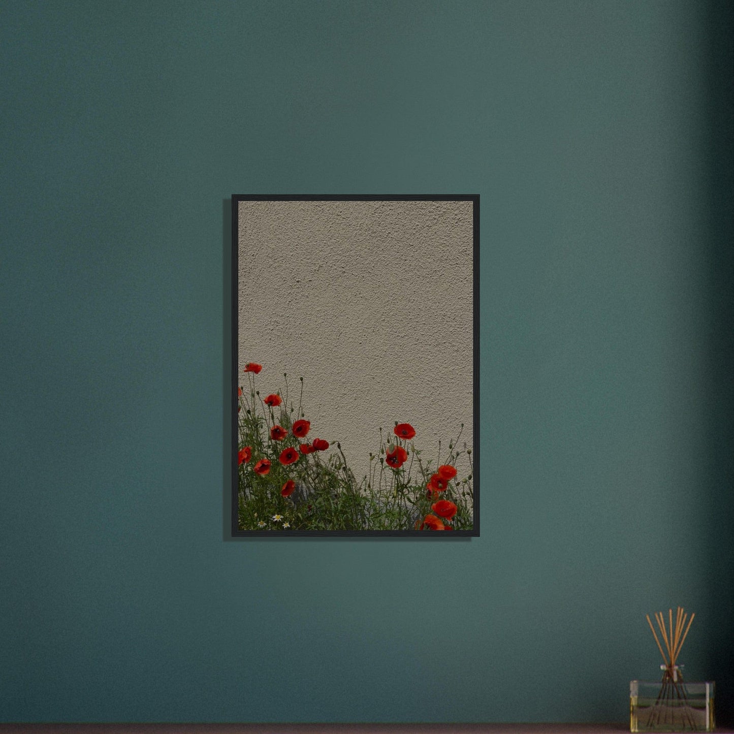 Canvanation Print Material 50x70 cm / 20x28″ Coquelicot Peinture Acrylique Moderne