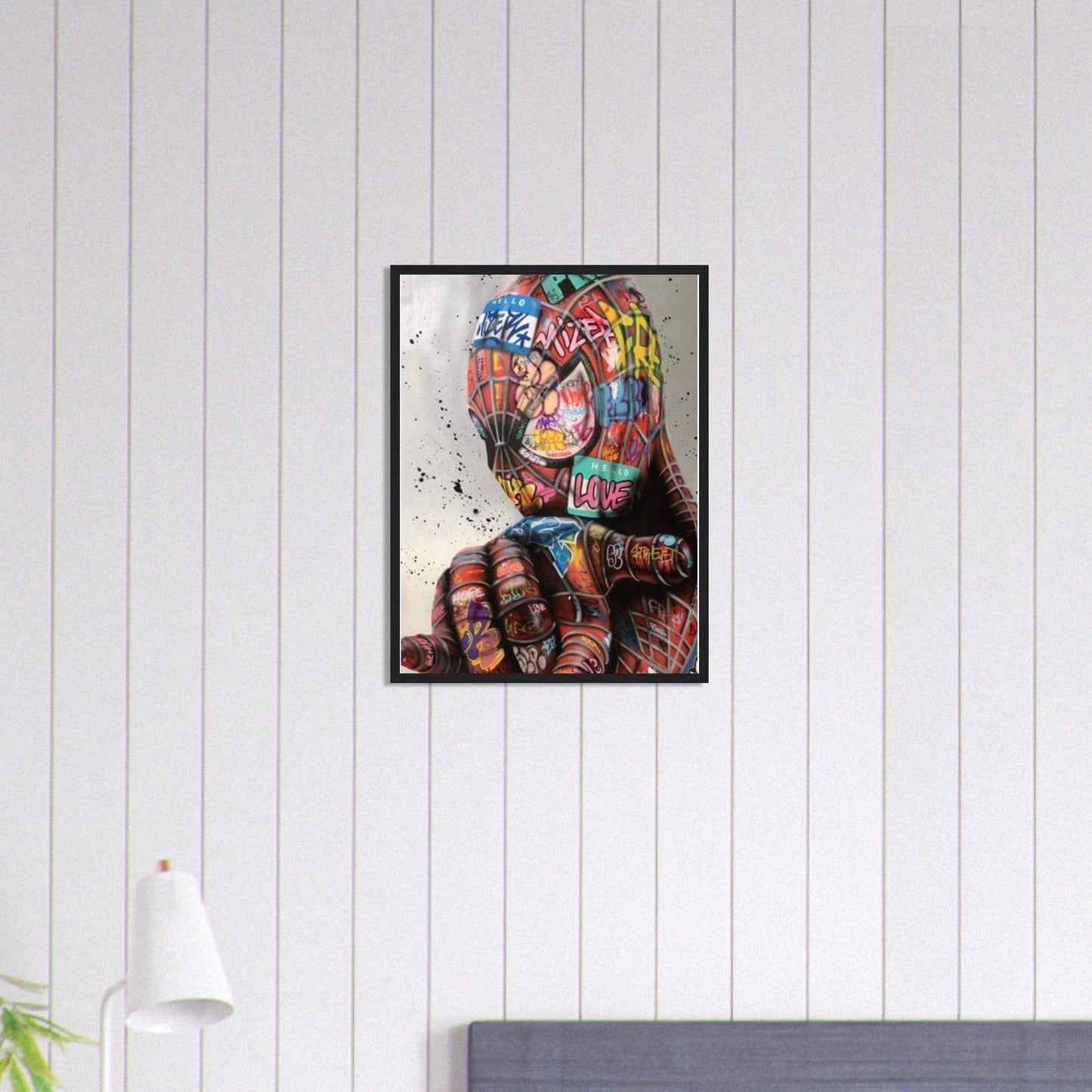 Canvanation Print Material 45x60 cm / 18x24″ Tableau Street Art Spiderman Tags