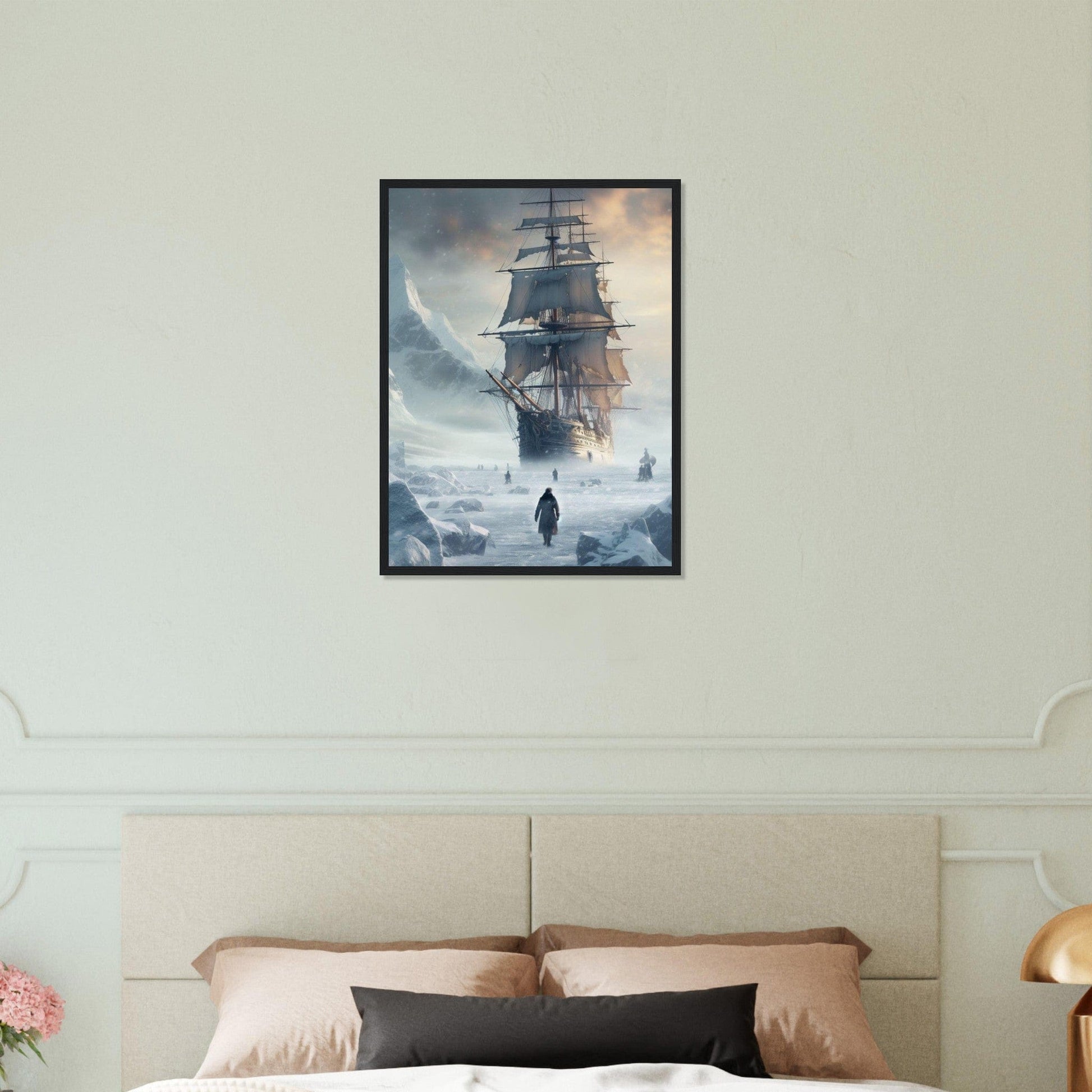 Gelato Print Material Tableau Bateau Tempête