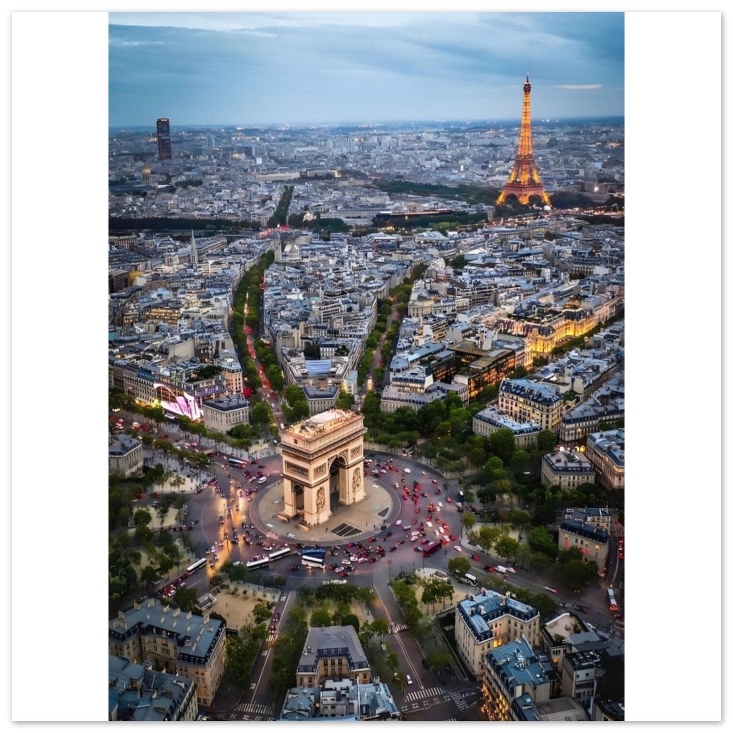 Canvanation Print Material 45x45 cm / 18x18″ Poster Ville de Paris