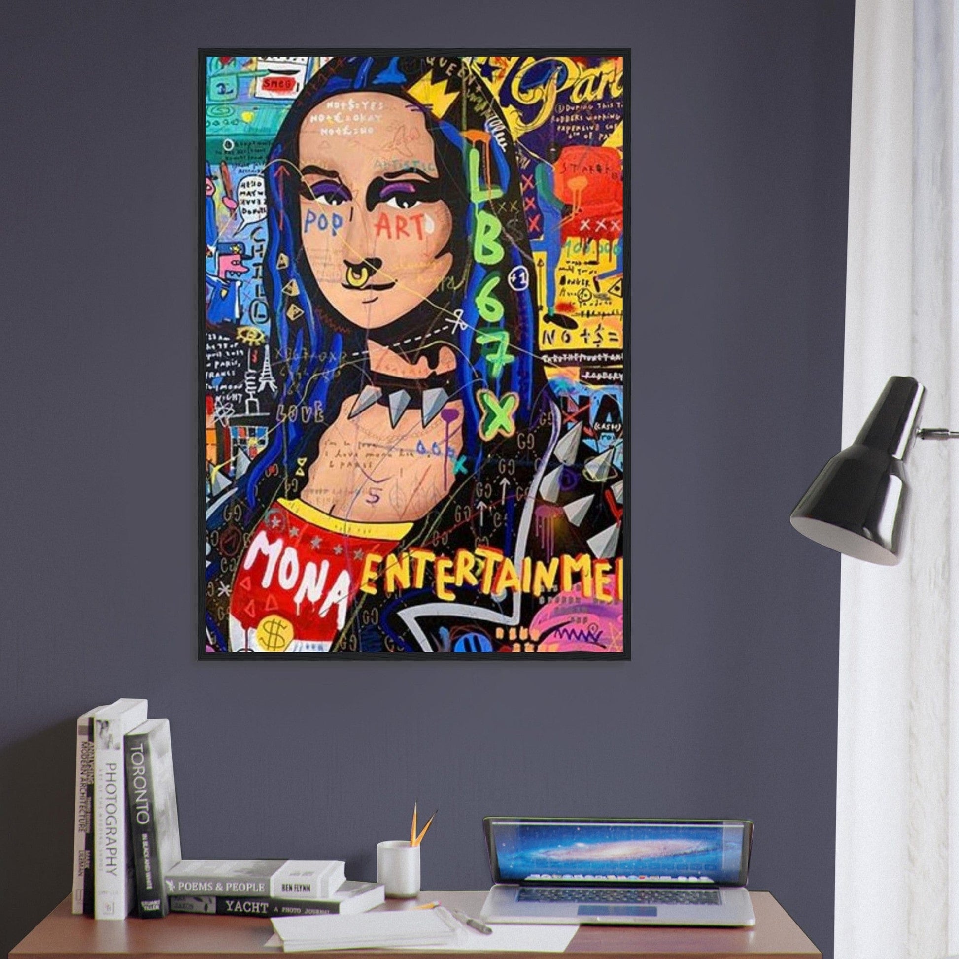 Canvanation Print Material Tableau Street Art Banksy Joconde
